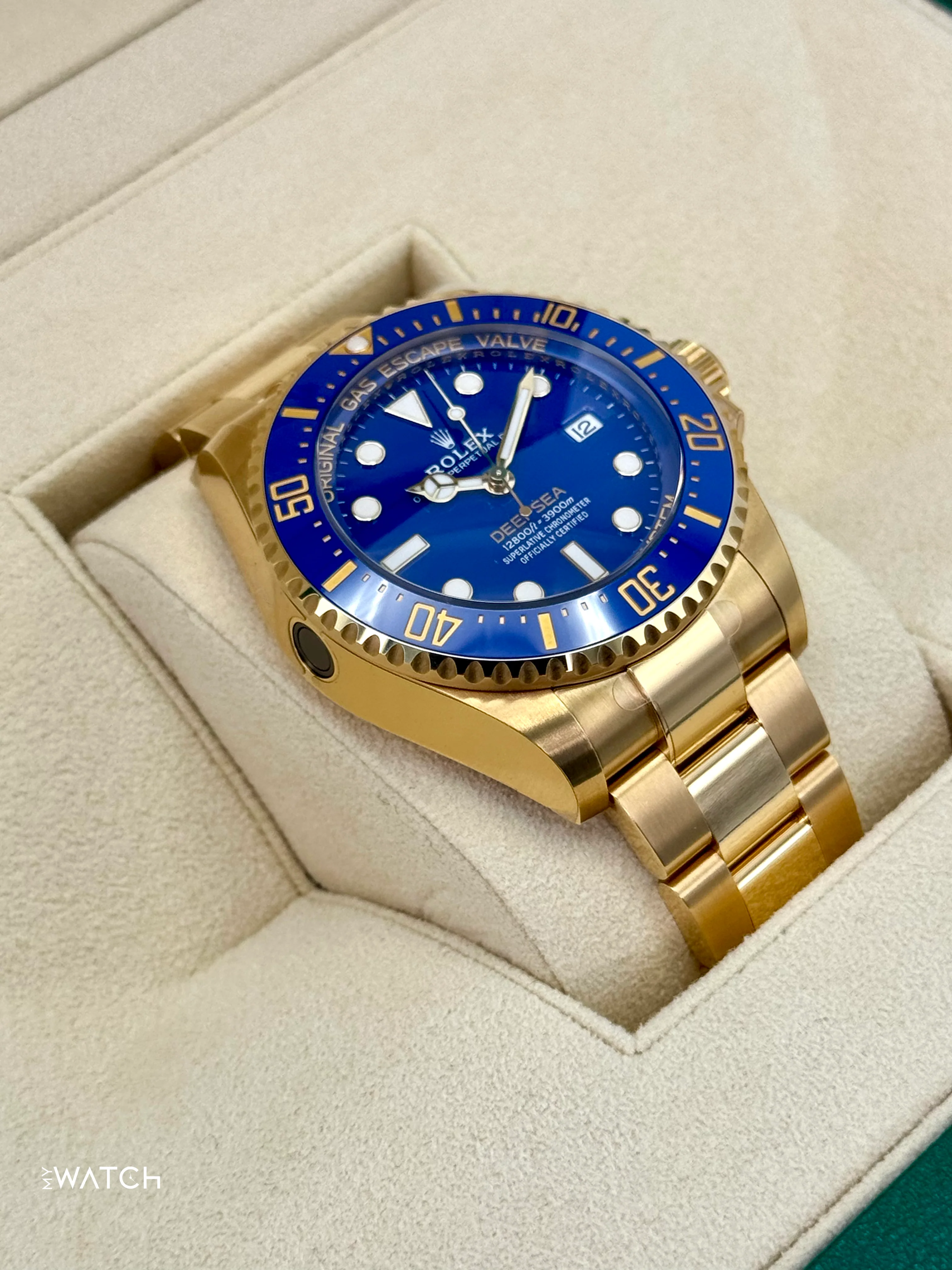 NEW 2025 Rolex Deepsea 44mm 136668LB Yellow Gold Blue Dial (STICKERED) - Image 6