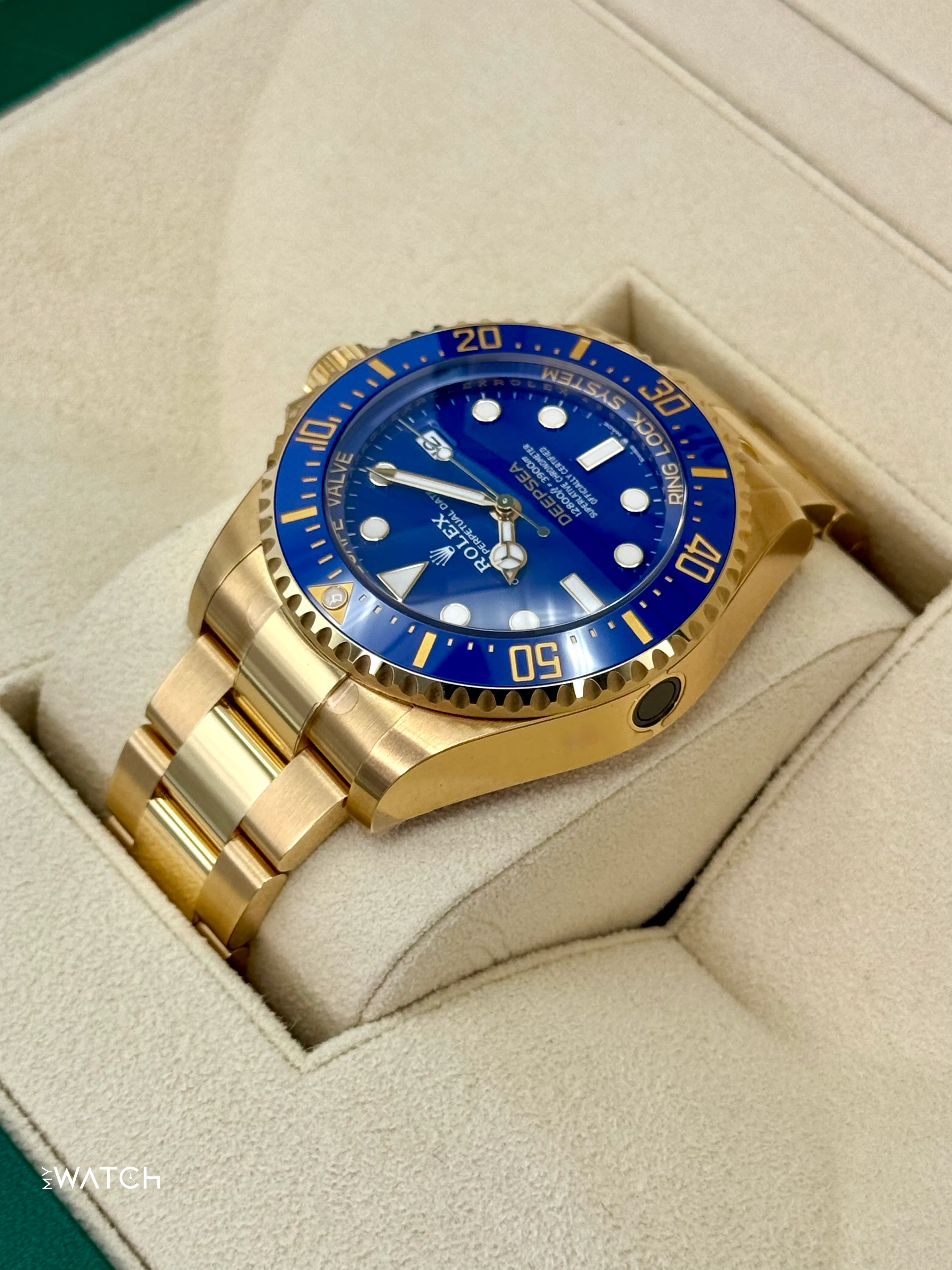 NEW 2025 Rolex Deepsea 44mm 136668LB Yellow Gold Blue Dial (STICKERED) - Image 7