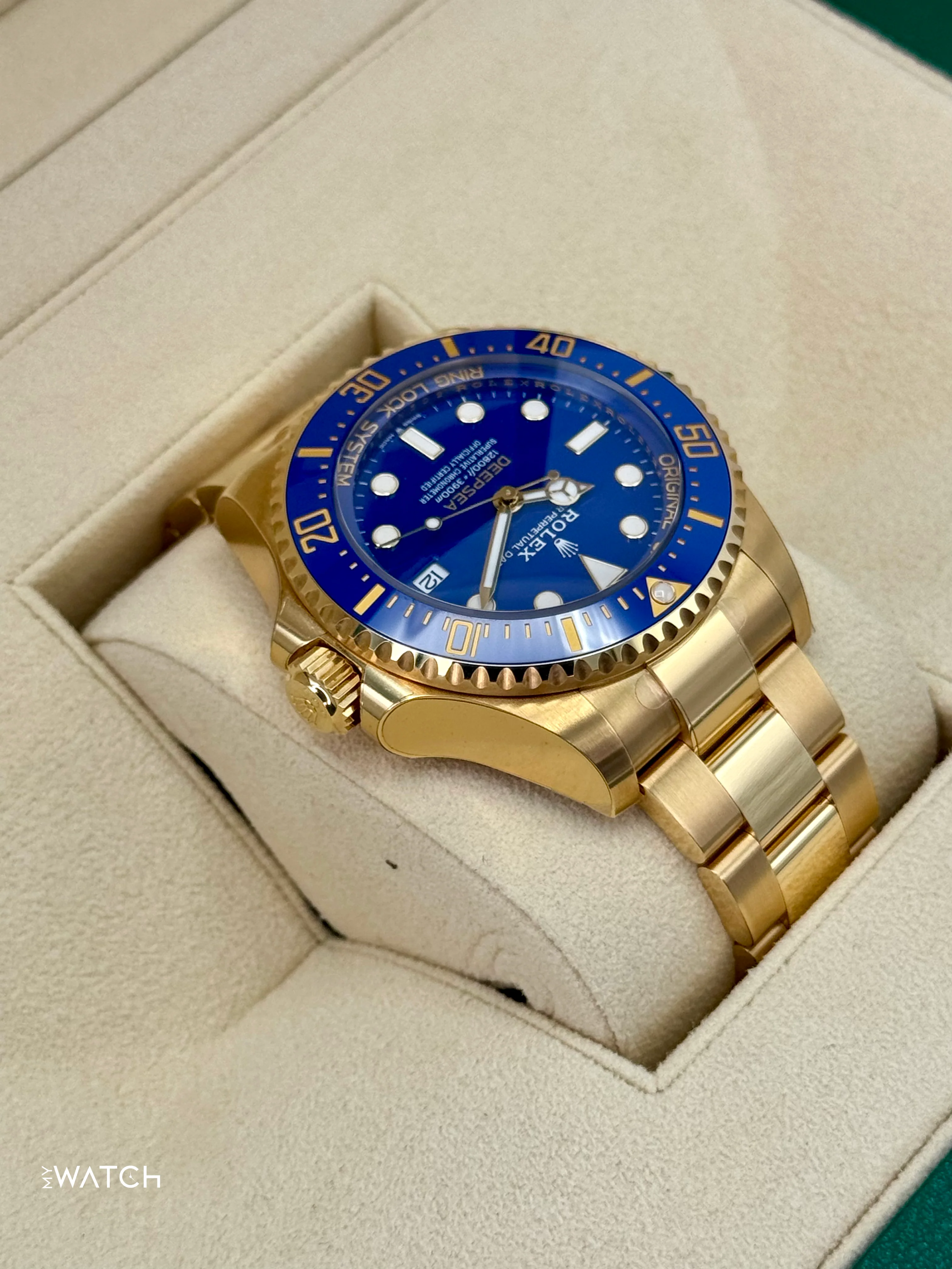 NEW 2025 Rolex Deepsea 44mm 136668LB Yellow Gold Blue Dial (STICKERED) - Image 8