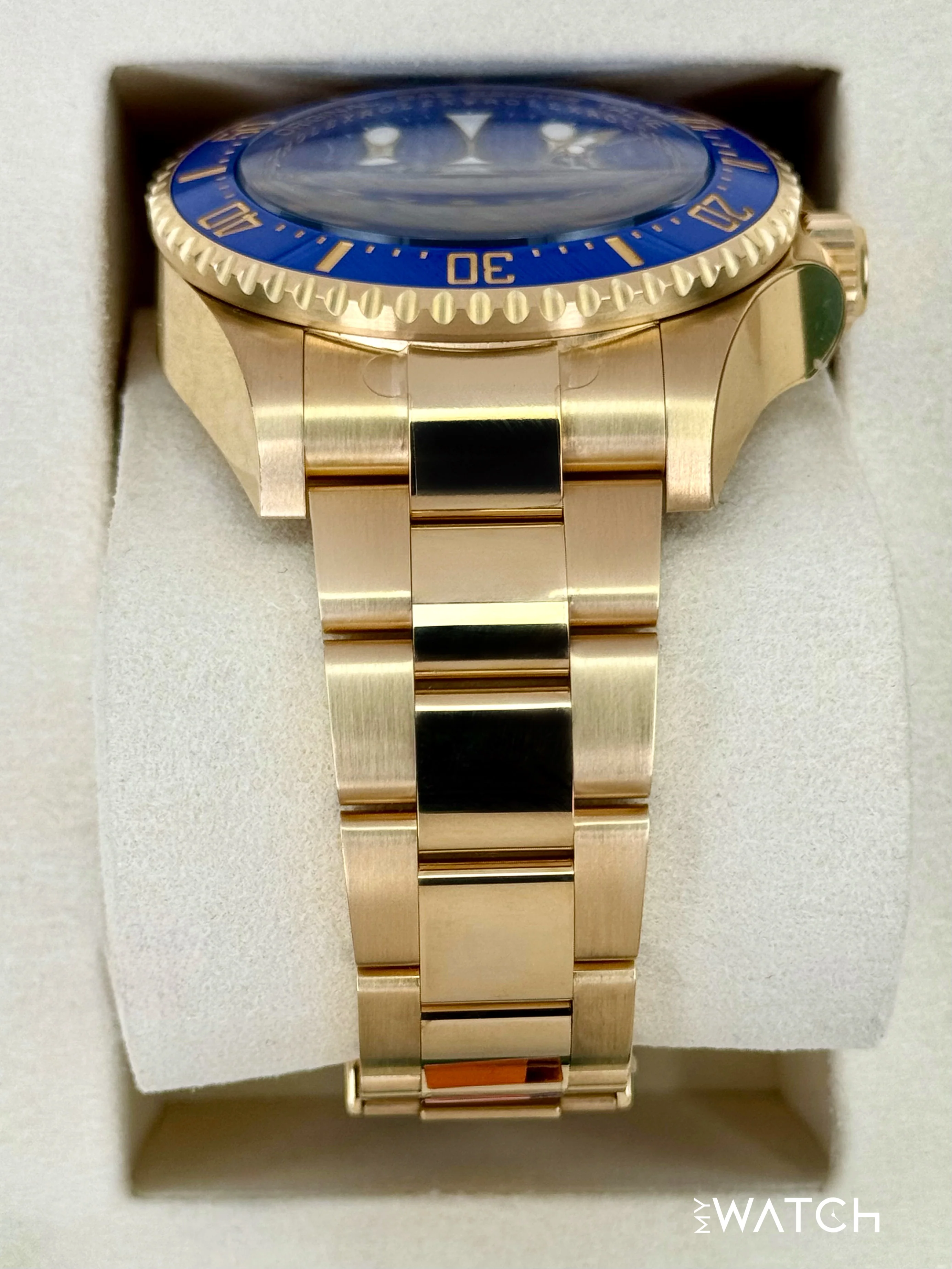 NEW 2025 Rolex Deepsea 44mm 136668LB Yellow Gold Blue Dial (STICKERED) - Image 3