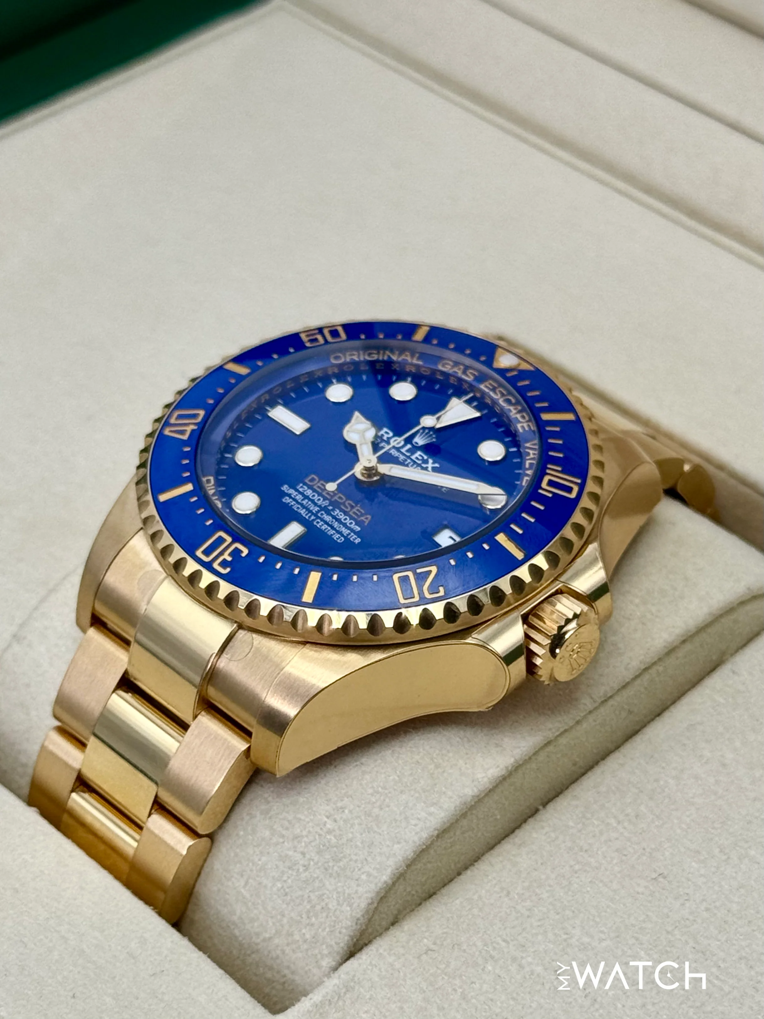 NEW 2025 Rolex Deepsea 44mm 136668LB Yellow Gold Blue Dial (STICKERED) - Image 5