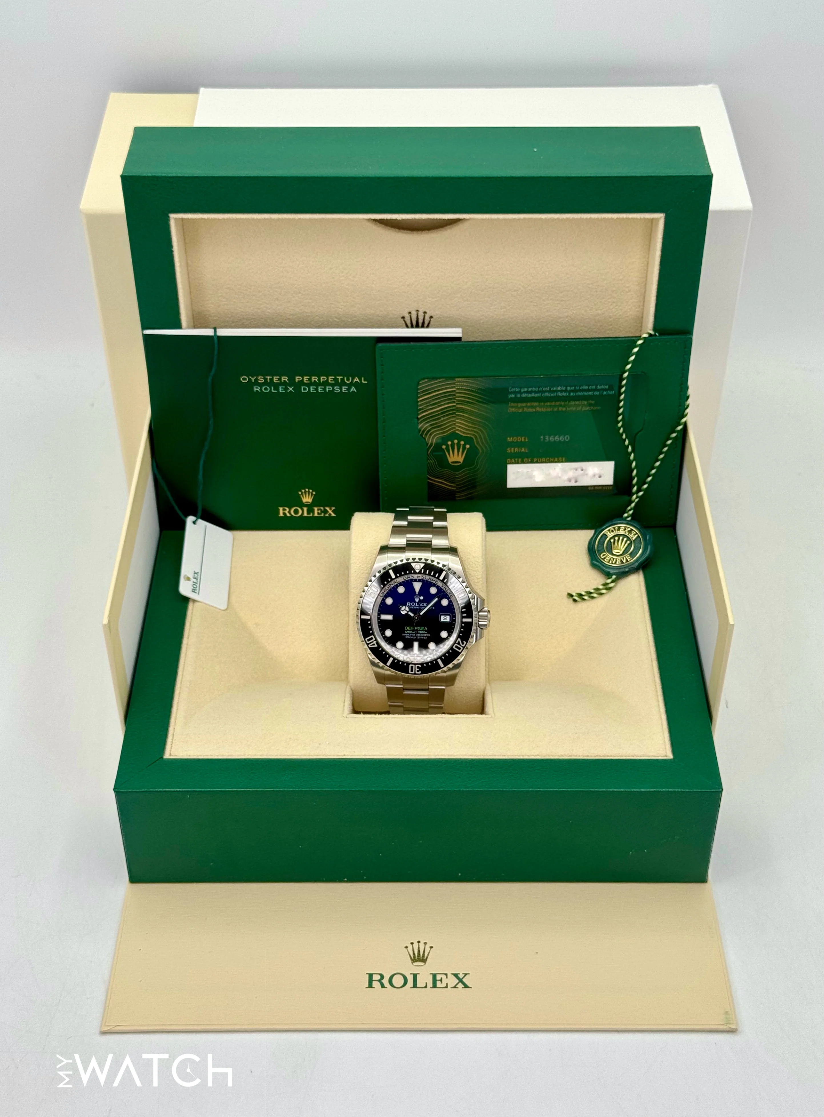 NEW 2025 Rolex Deepsea "James Cameron" 44mm 136660 Blue Dial (STICKERED) - Image 9