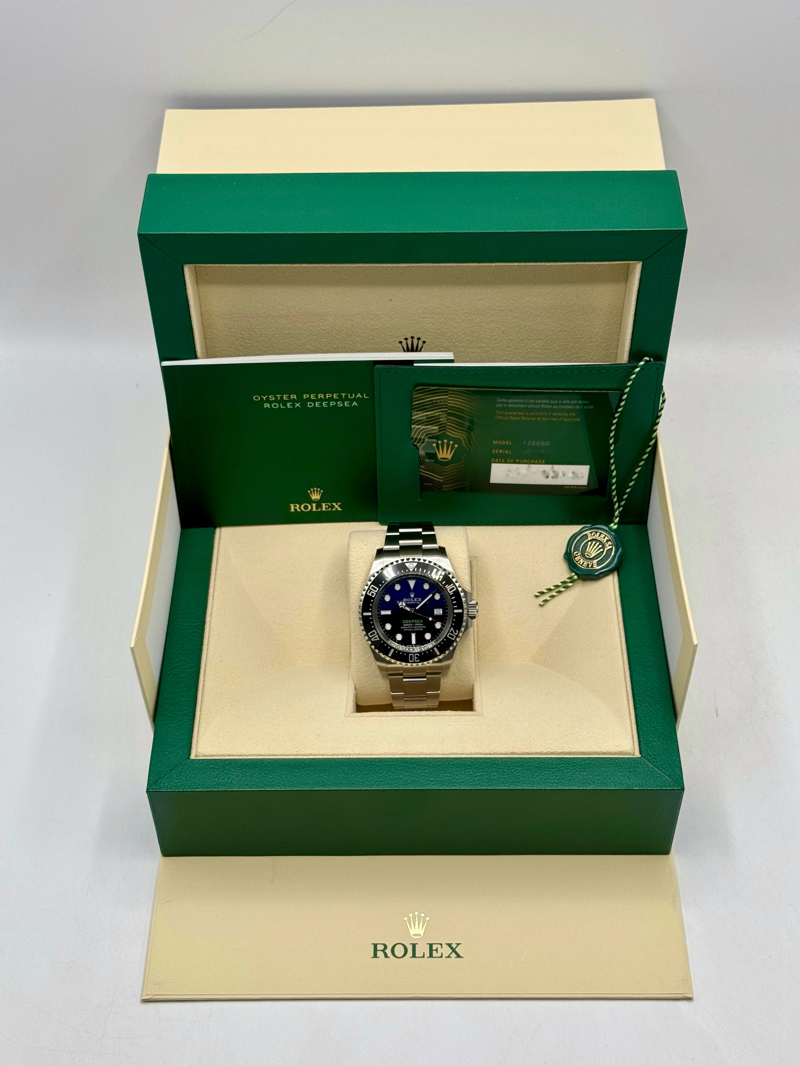 NEW 2025 Rolex Deepsea "James Cameron" 44mm 136660 Stainless Steel Blue Dial - Image 9