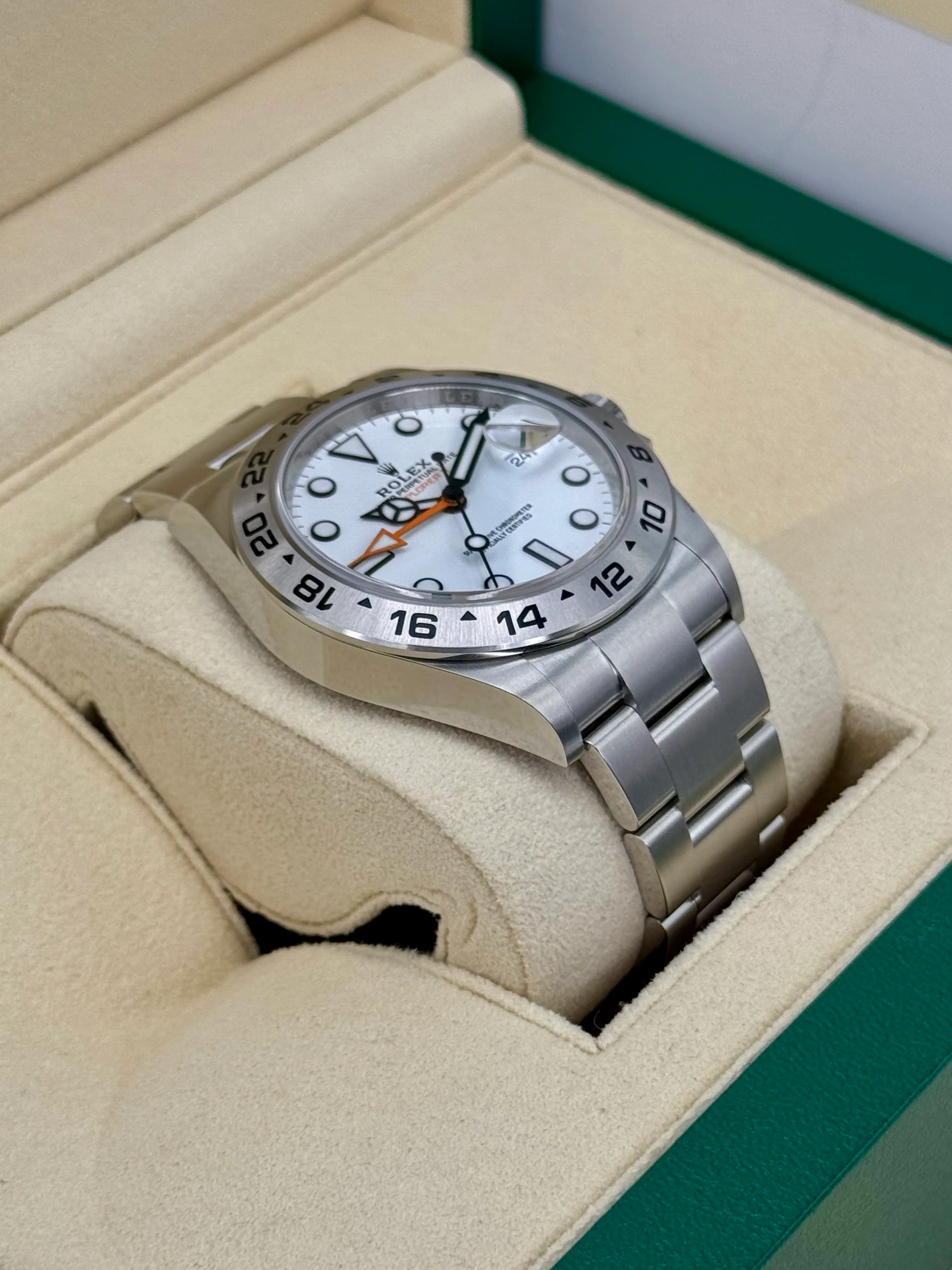 NEW 2025 Rolex Explorer II 42mm 226570 Polar White Dial - Image 4