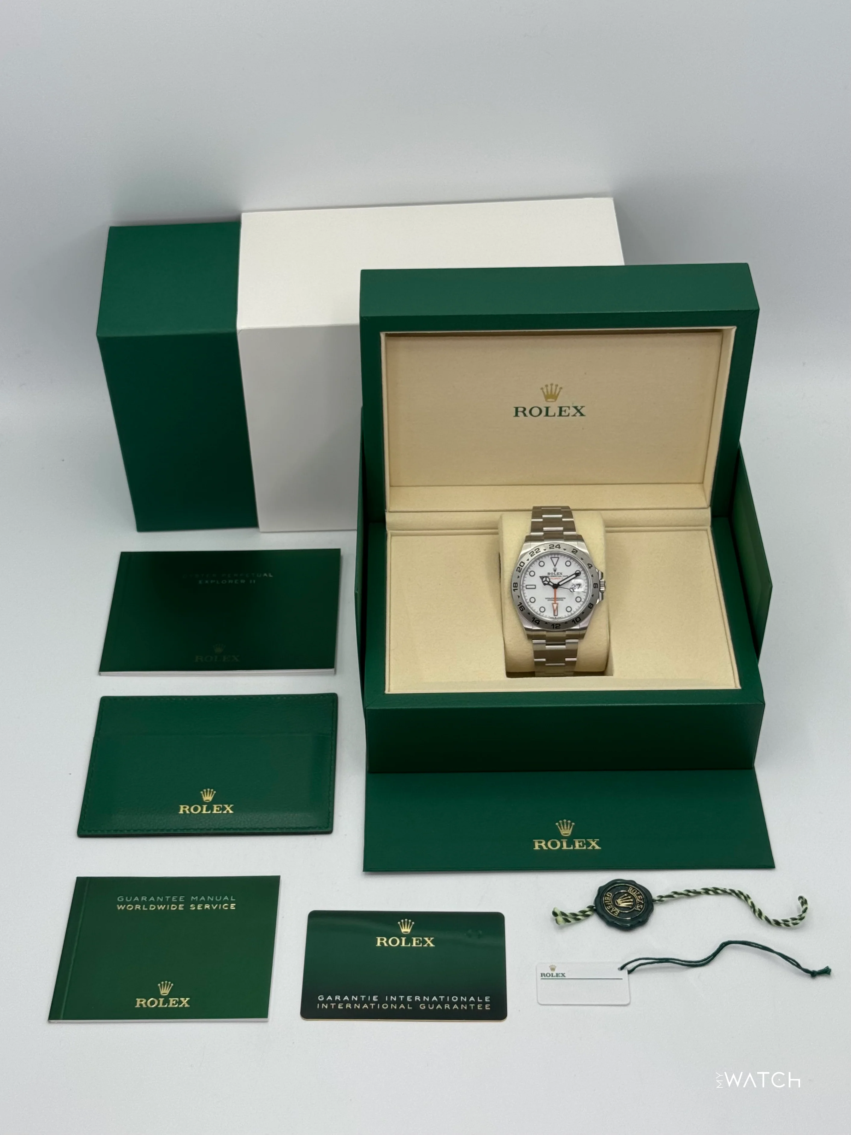 NEW 2025 Rolex Explorer II 42mm 226570 Polar White Dial (STICKERED) - Image 10