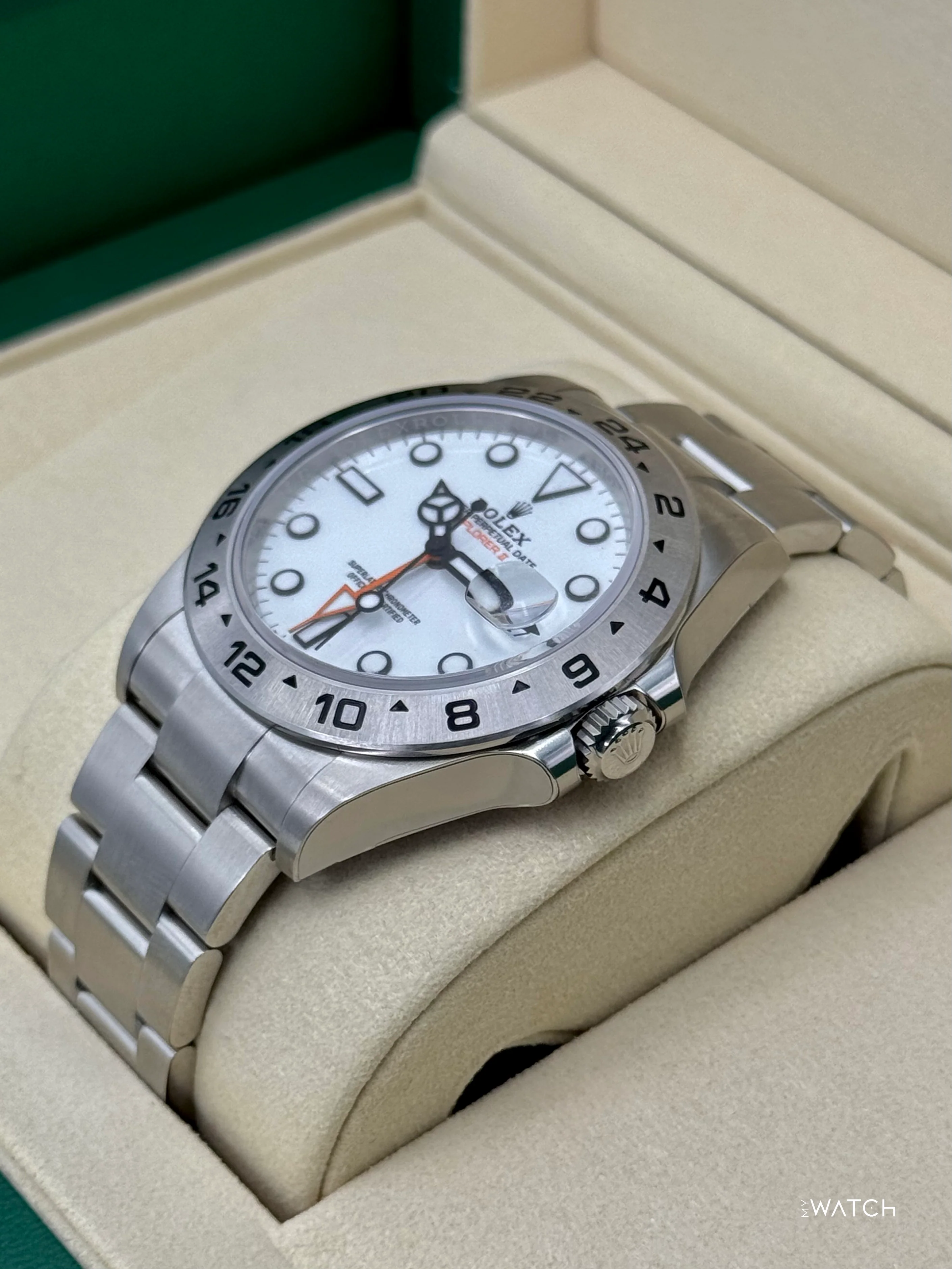 NEW 2025 Rolex Explorer II 42mm 226570 Polar White Dial (STICKERED) - Image 5