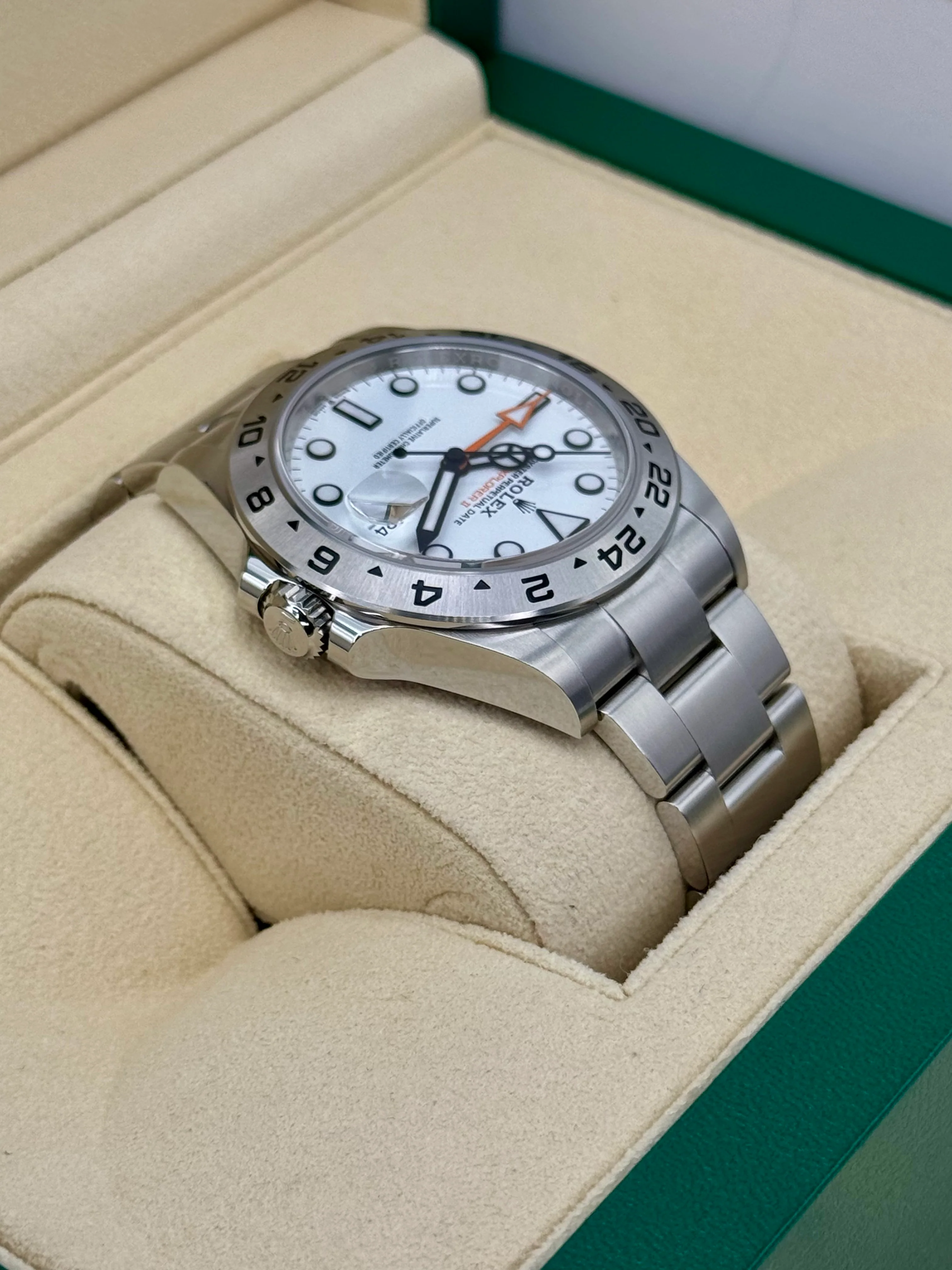 NEW 2025 Rolex Explorer II 42mm 226570 Polar White Dial - Image 6