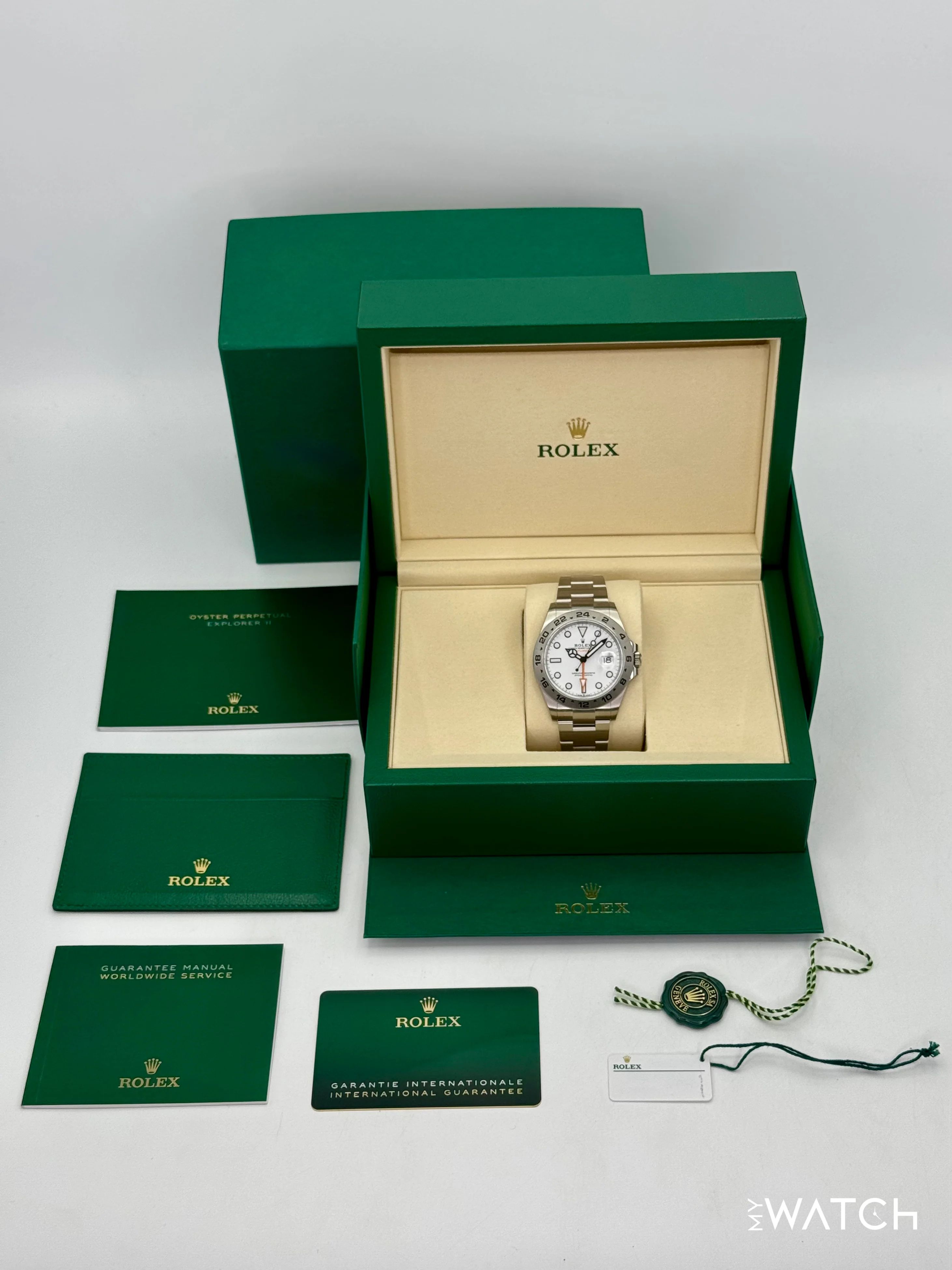 NEW 2025 Rolex Explorer II 42mm 226570 Polar White Dial (STICKERED) - Image 10