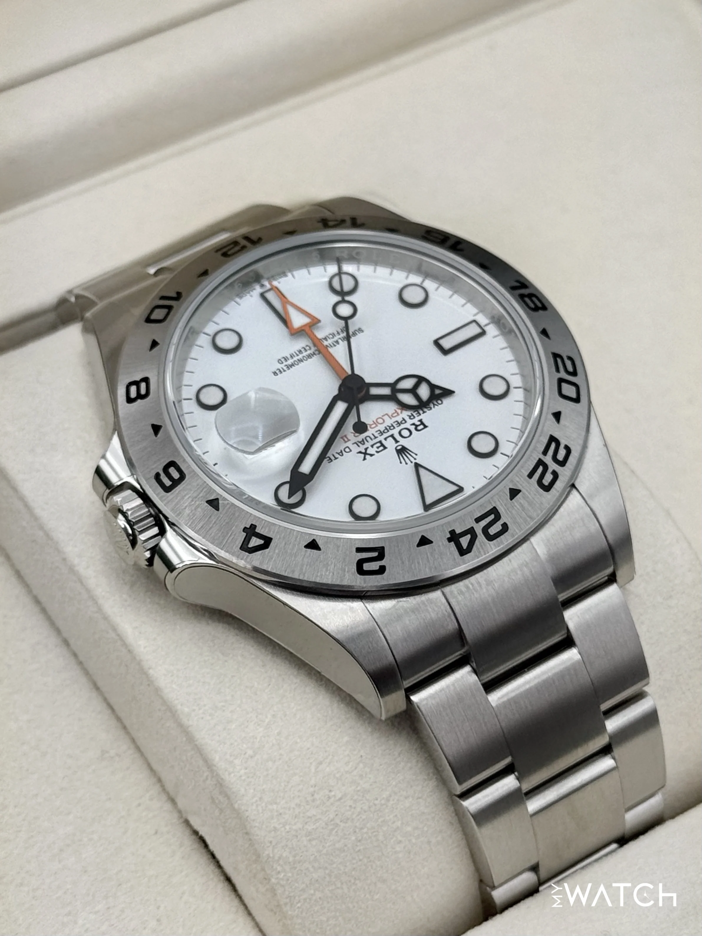 NEW 2025 Rolex Explorer II 42mm 226570 Polar White Dial (STICKERED) - Image 8
