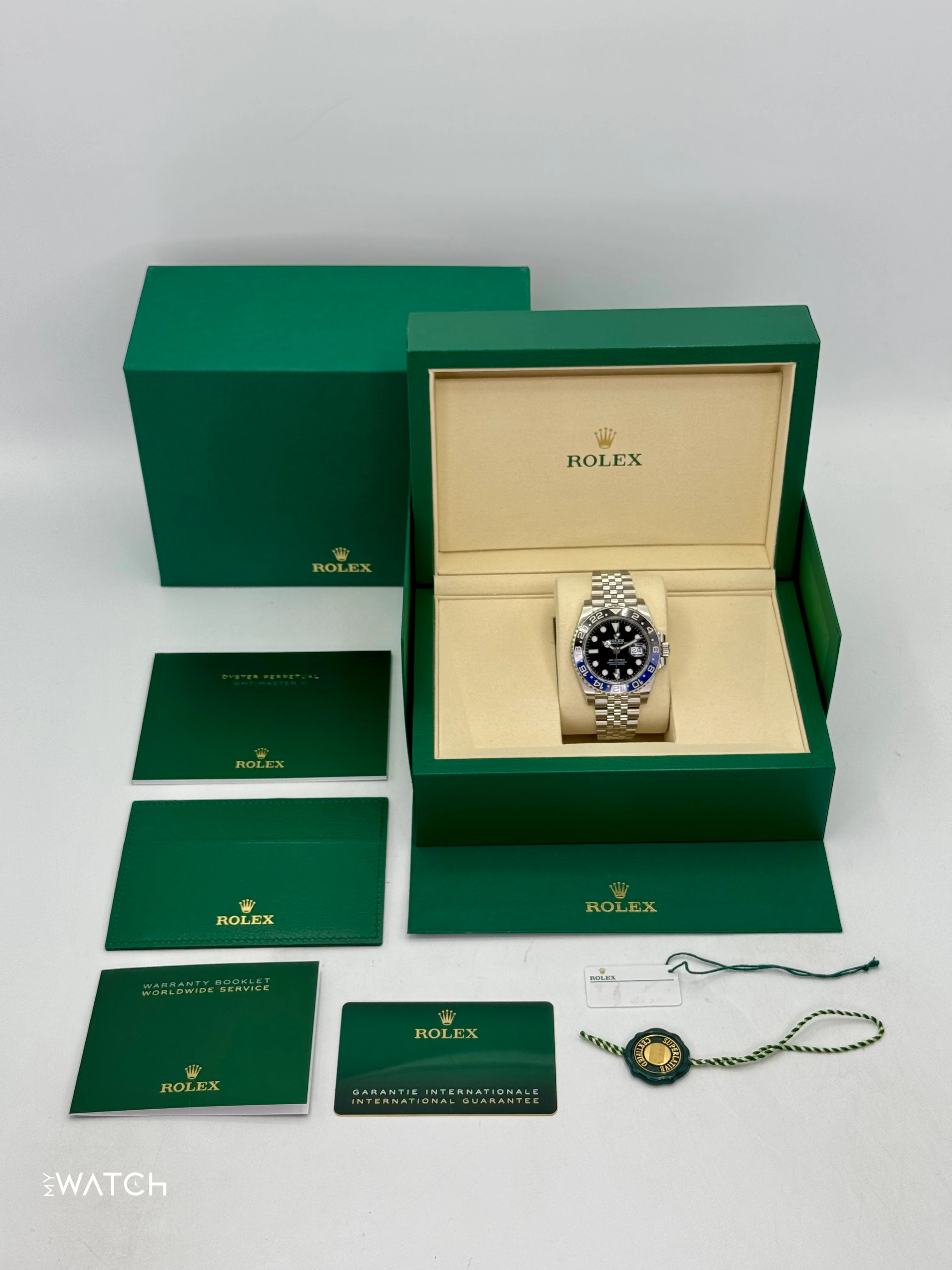 NEW 2025 Rolex GMT-Master II "Batgirl" 40mm 126710BLNR Jubilee (STICKERED) - Image 10