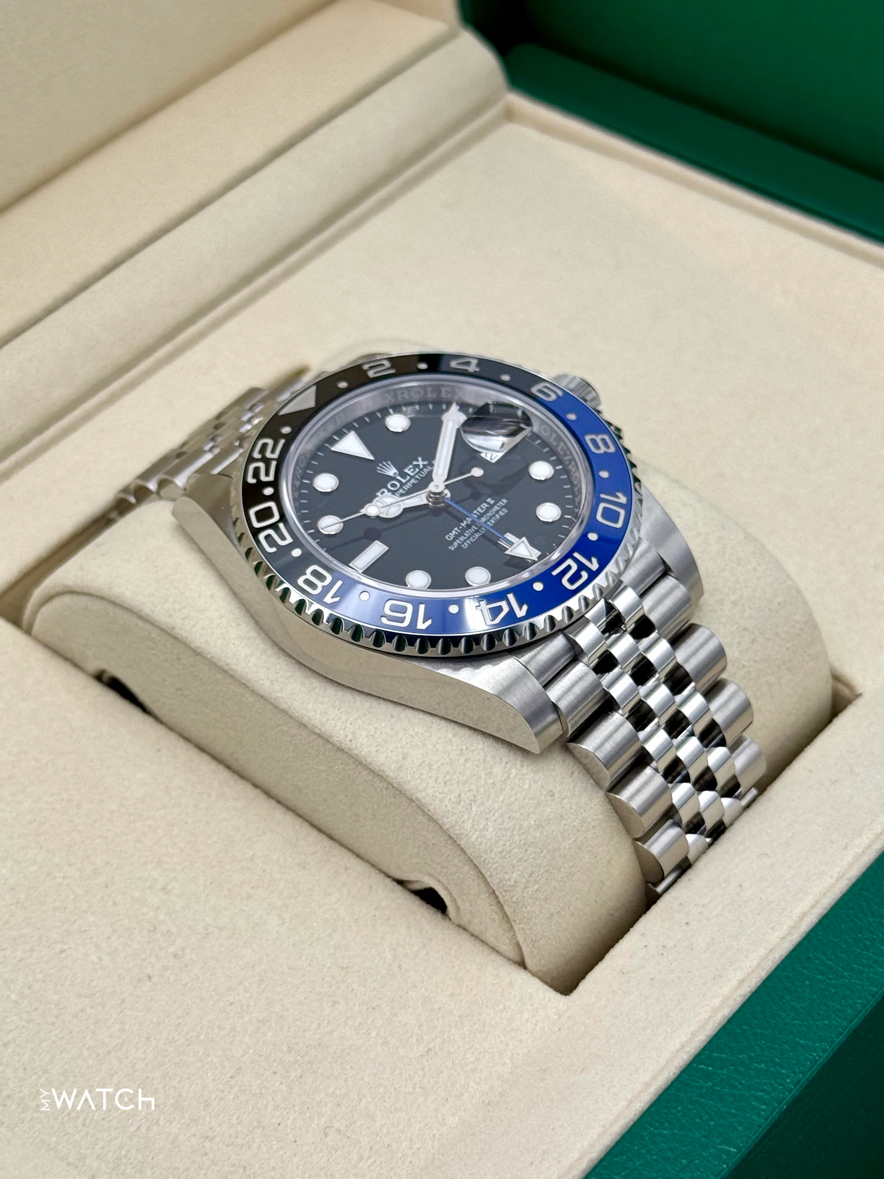 NEW 2025 Rolex GMT-Master II "Batgirl" 40mm 126710BLNR Jubilee (STICKERED) - Image 6