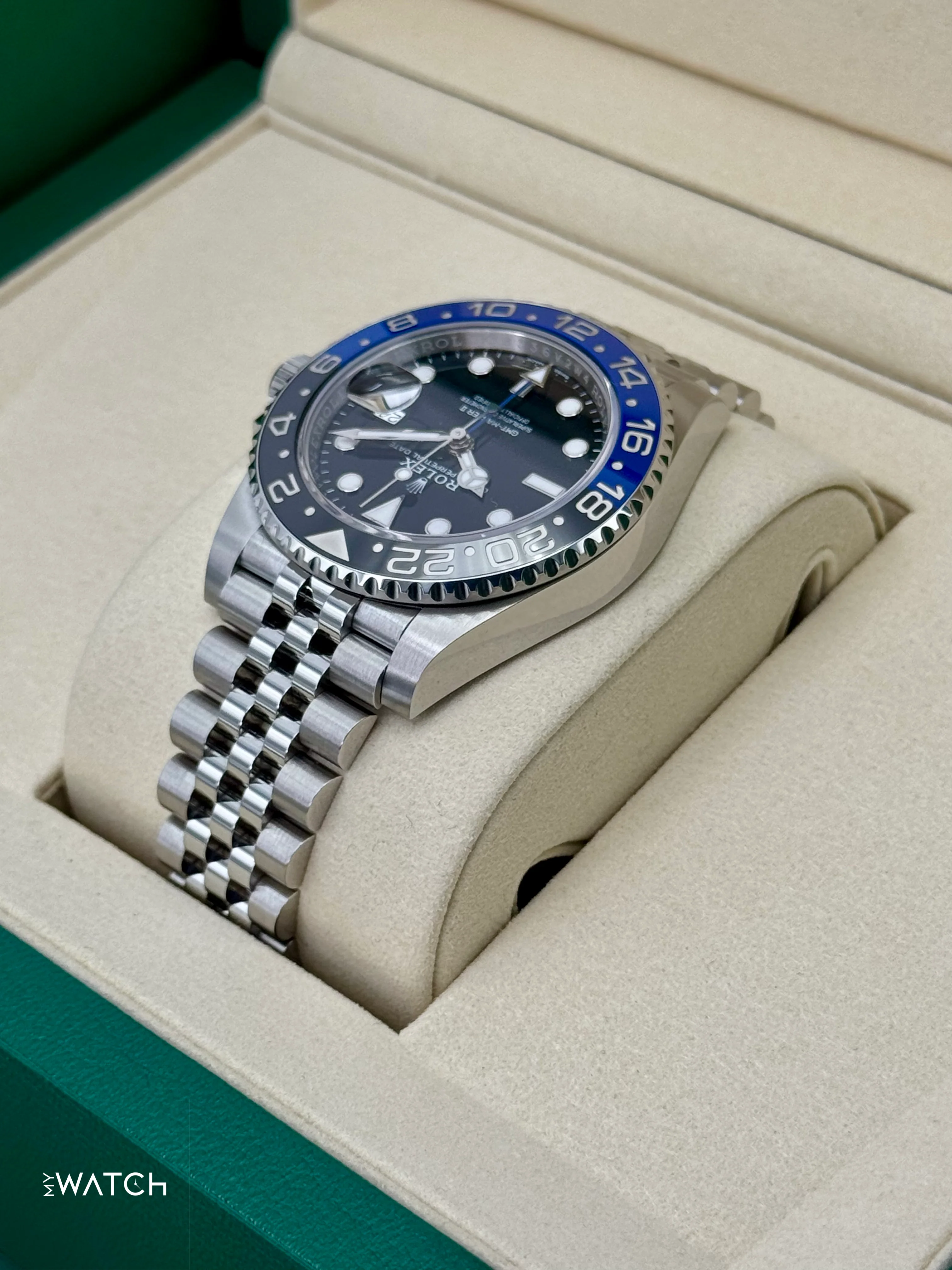 NEW 2025 Rolex GMT-Master II "Batgirl" 40mm 126710BLNR Jubilee (STICKERED) - Image 7