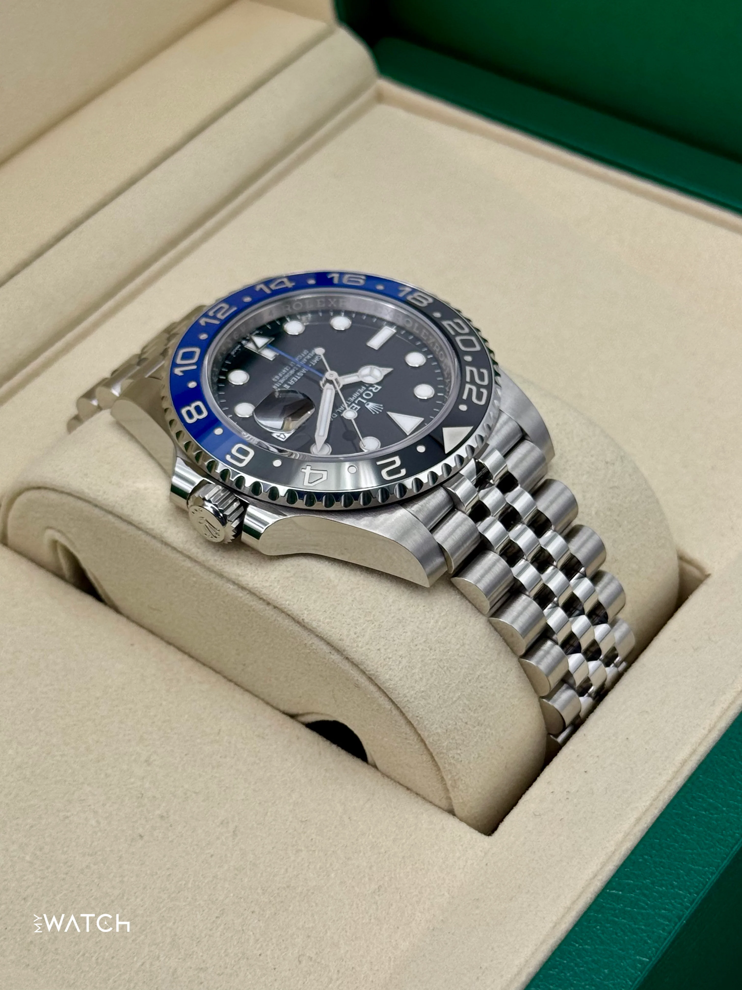 NEW 2025 Rolex GMT-Master II "Batgirl" 40mm 126710BLNR Jubilee (STICKERED) - Image 8