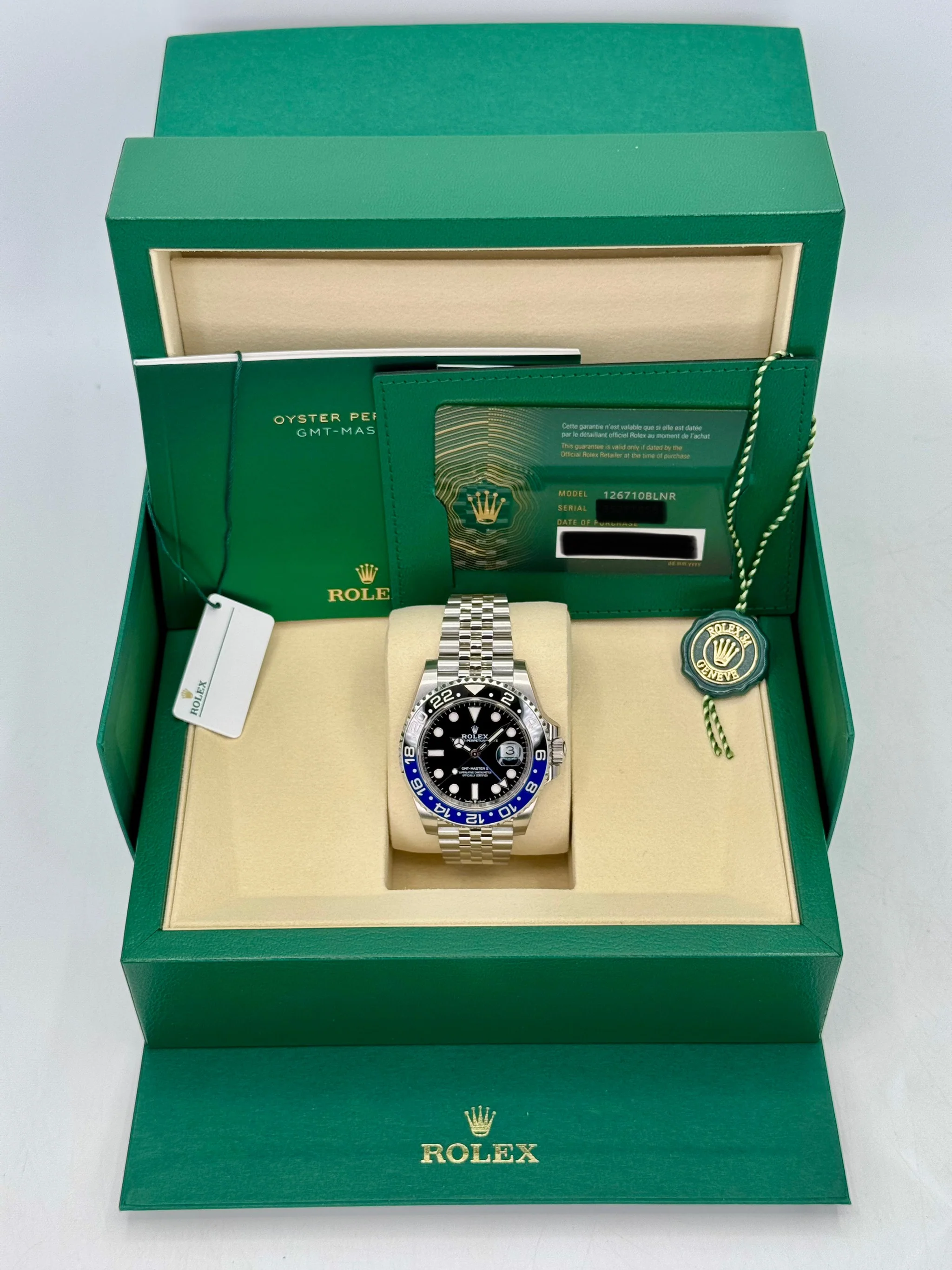NEW 2025 Rolex GMT-Master II "Batgirl" 40mm 126710BLNR Jubilee - Image 9