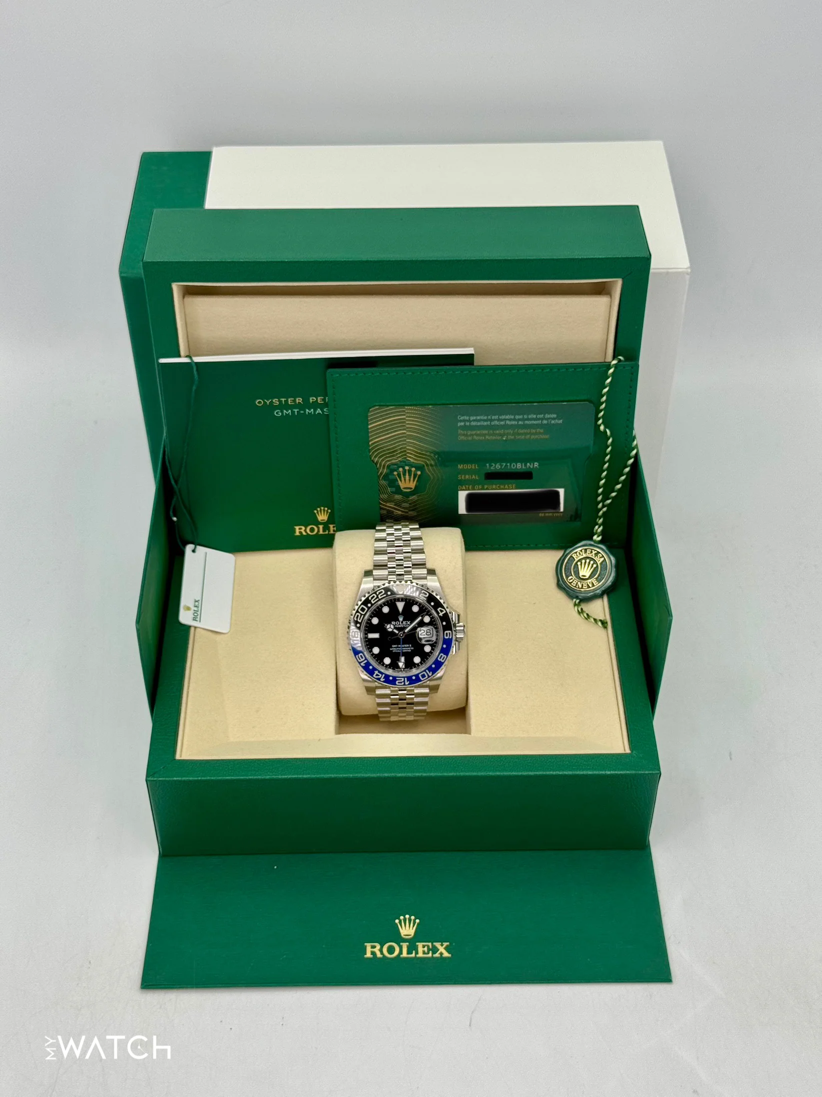 NEW 2025 Rolex GMT-Master II "Batgirl" 40mm 126710BLNR Jubilee - Image 9