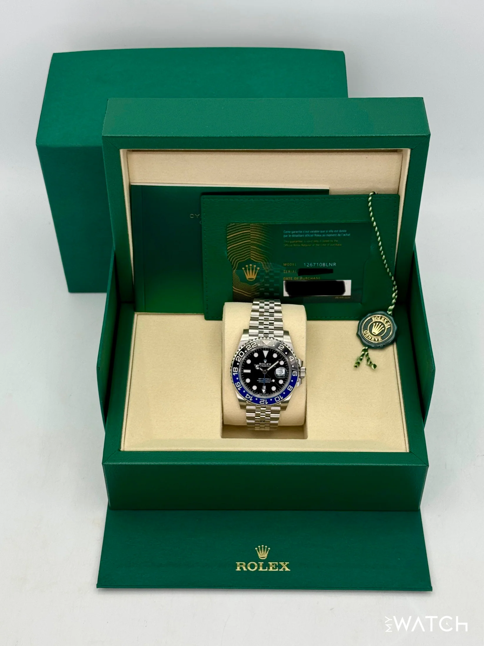 NEW 2025 Rolex GMT-Master II "Batgirl" 40mm 126710BLNR Jubilee - Image 9