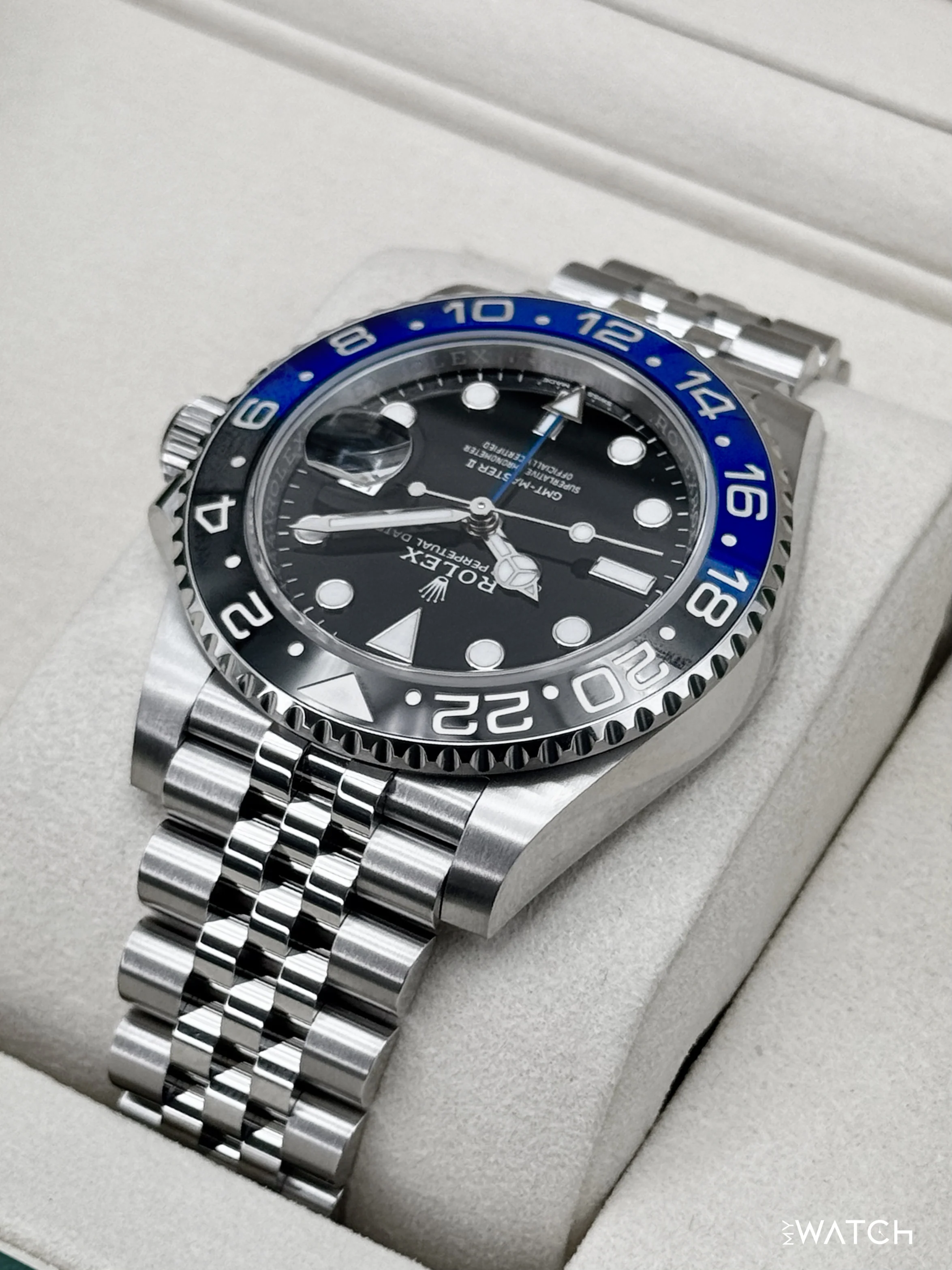 NEW 2025 Rolex GMT-Master II "Batgirl" 40mm 126710BLNR Jubilee - Image 7