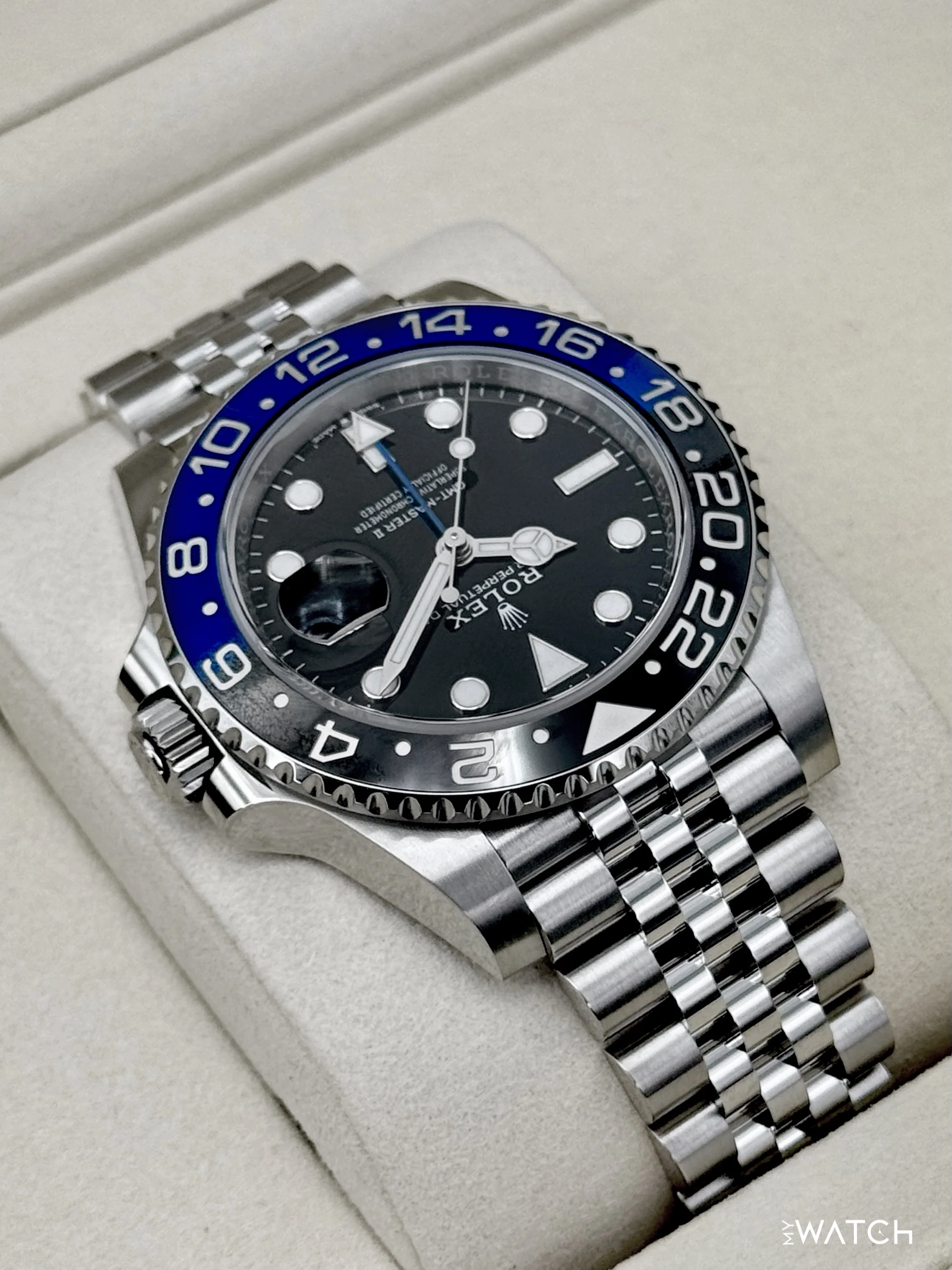 NEW 2025 Rolex GMT-Master II "Batgirl" 40mm 126710BLNR Jubilee - Image 8