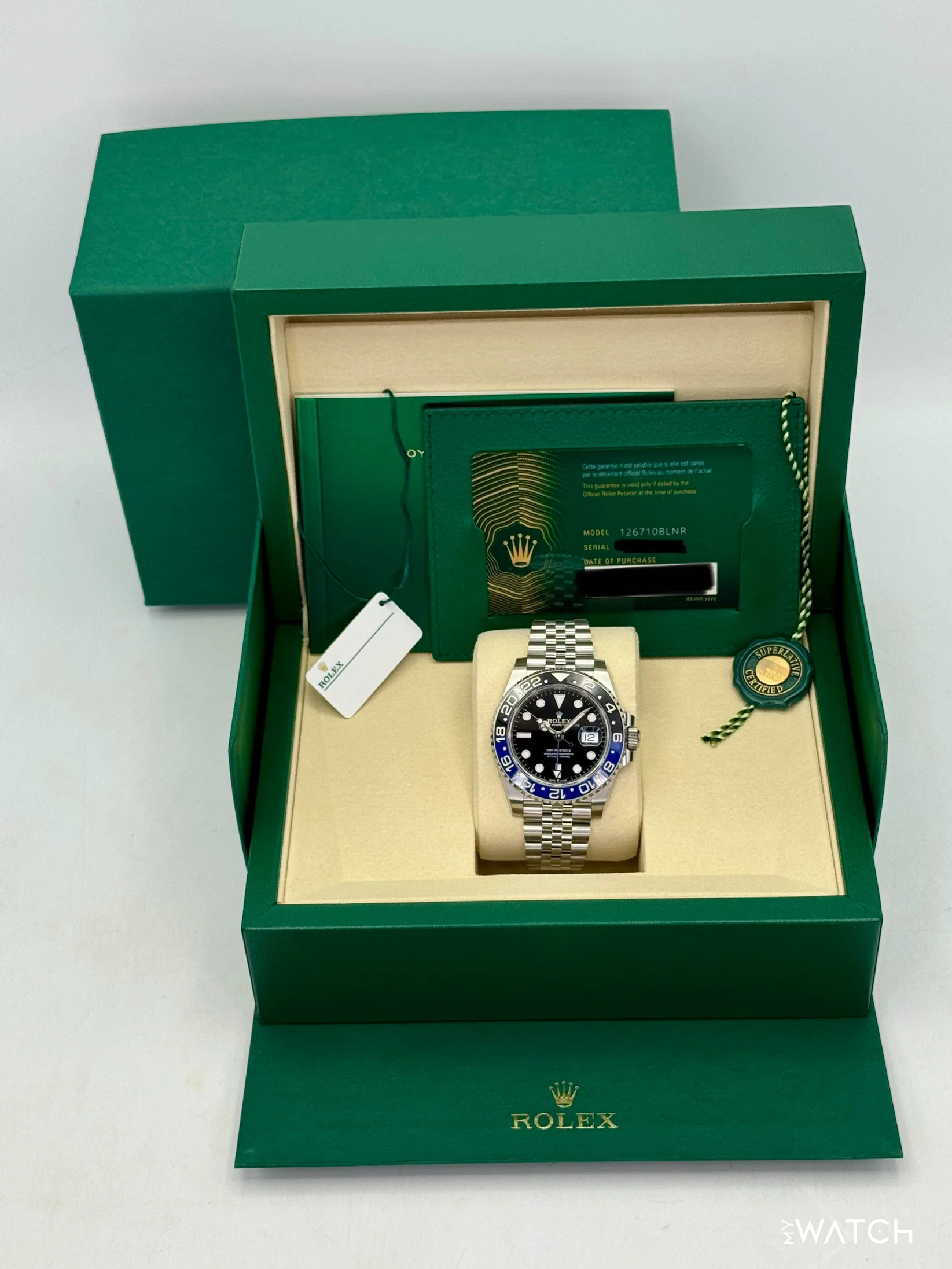 NEW 2025 Rolex GMT-Master II "Batgirl" 40mm 126710BLNR Jubilee - Image 9