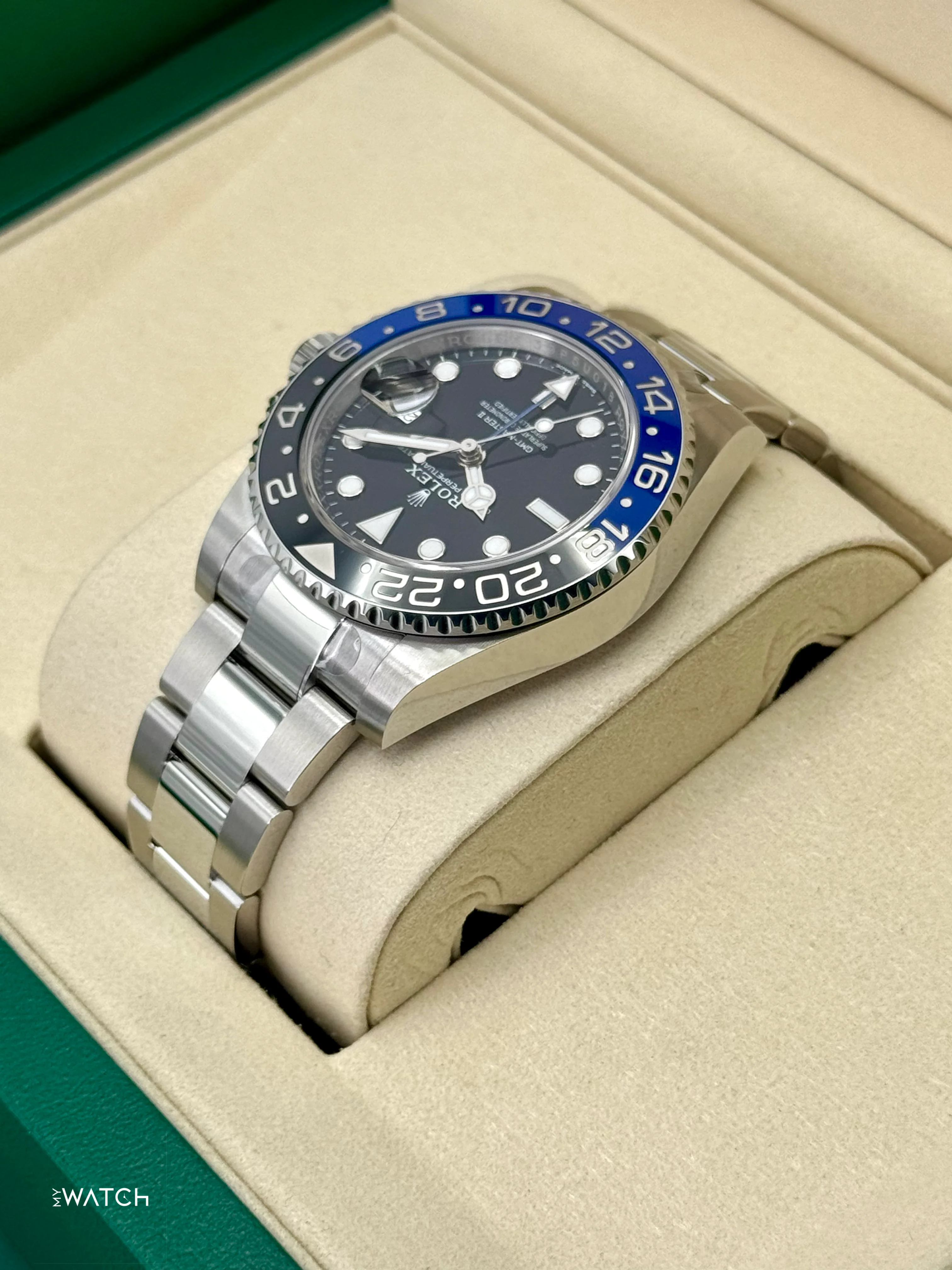 NEW 2025 Rolex GMT-Master II "Batman" 40mm 126710BLNR Oyster (STICKERED) - Image 7