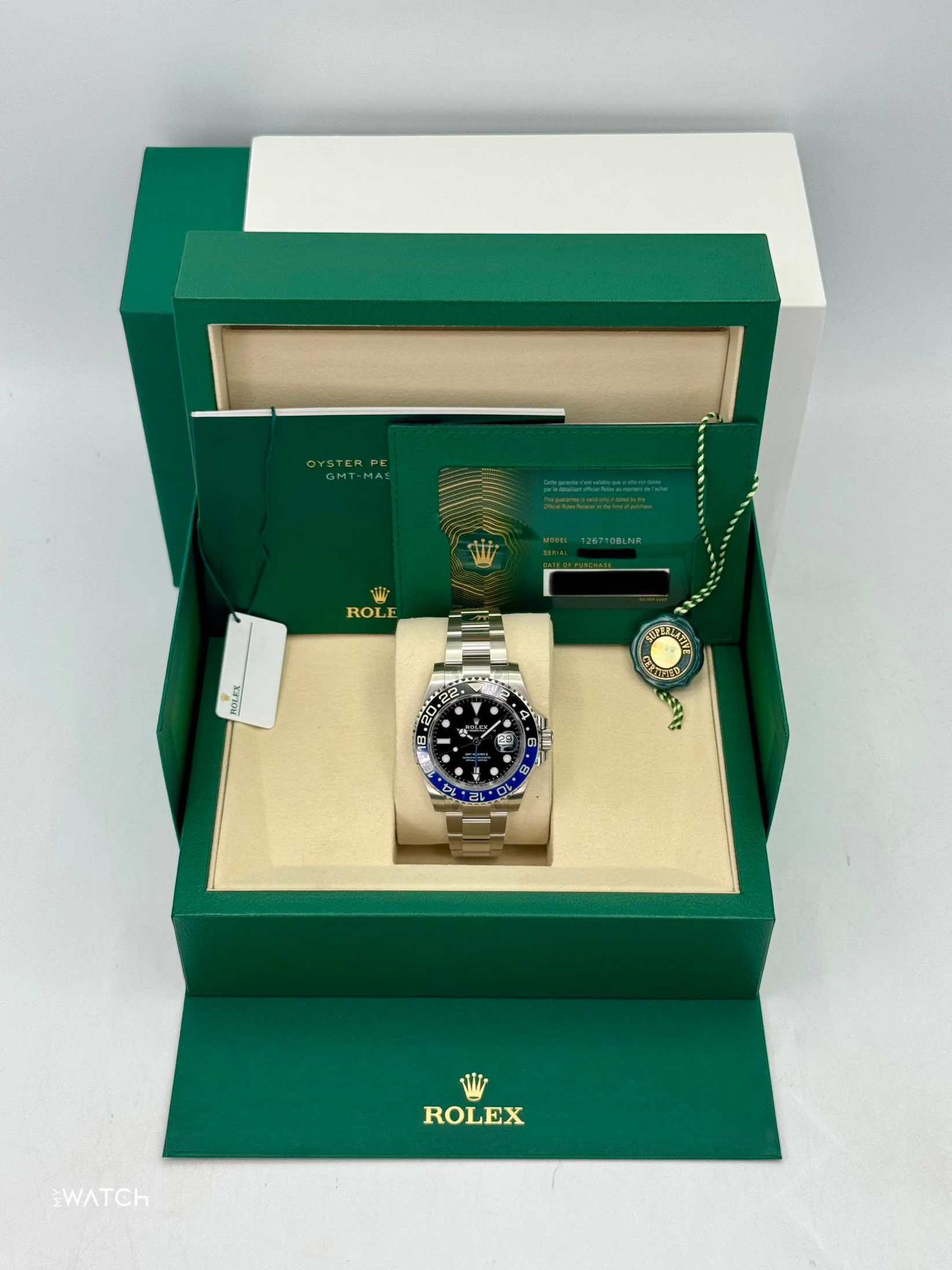 NEW 2025 Rolex GMT-Master II "Batman" 40mm 126710BLNR Oyster (STICKERED) - Image 9