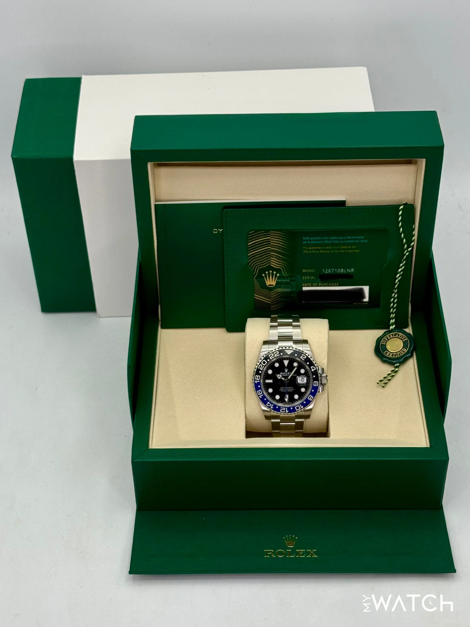 NEW 2025 Rolex GMT-Master II "Batman" 40mm 126710BLNR Oyster - Image 9
