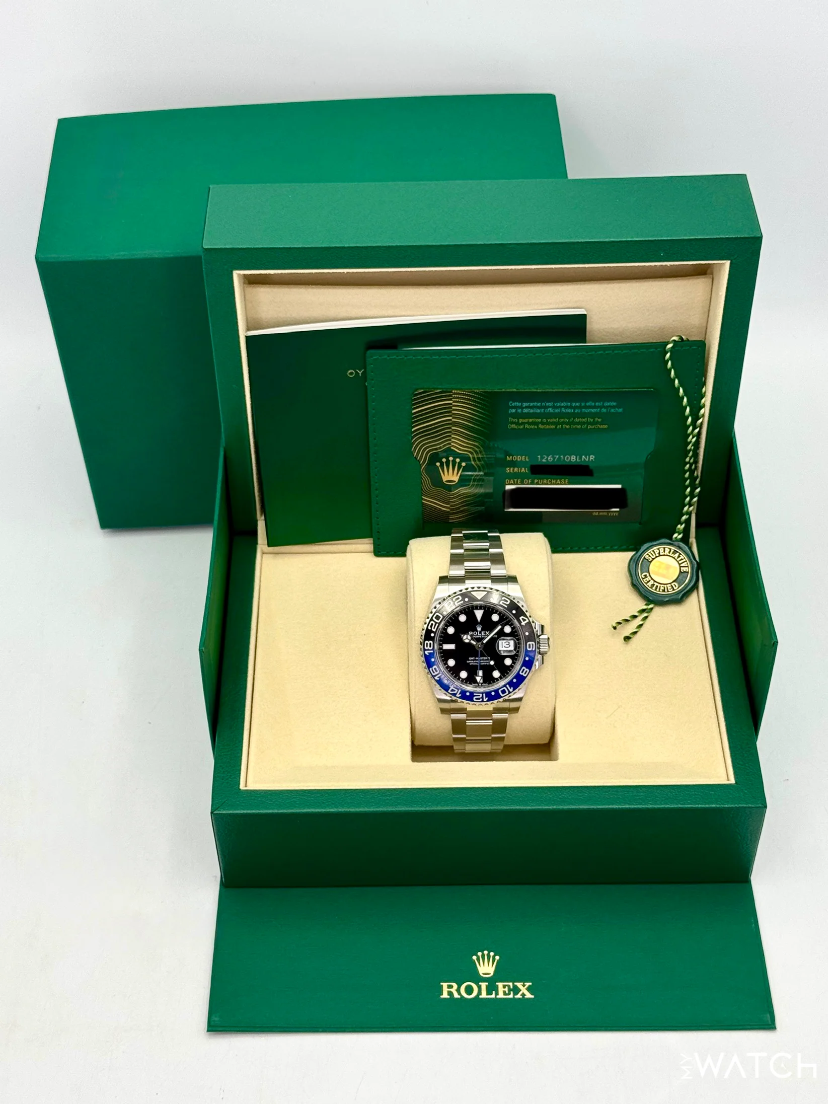 NEW 2025 Rolex GMT-Master II "Batman" 40mm 126710BLNR Oyster - Image 9