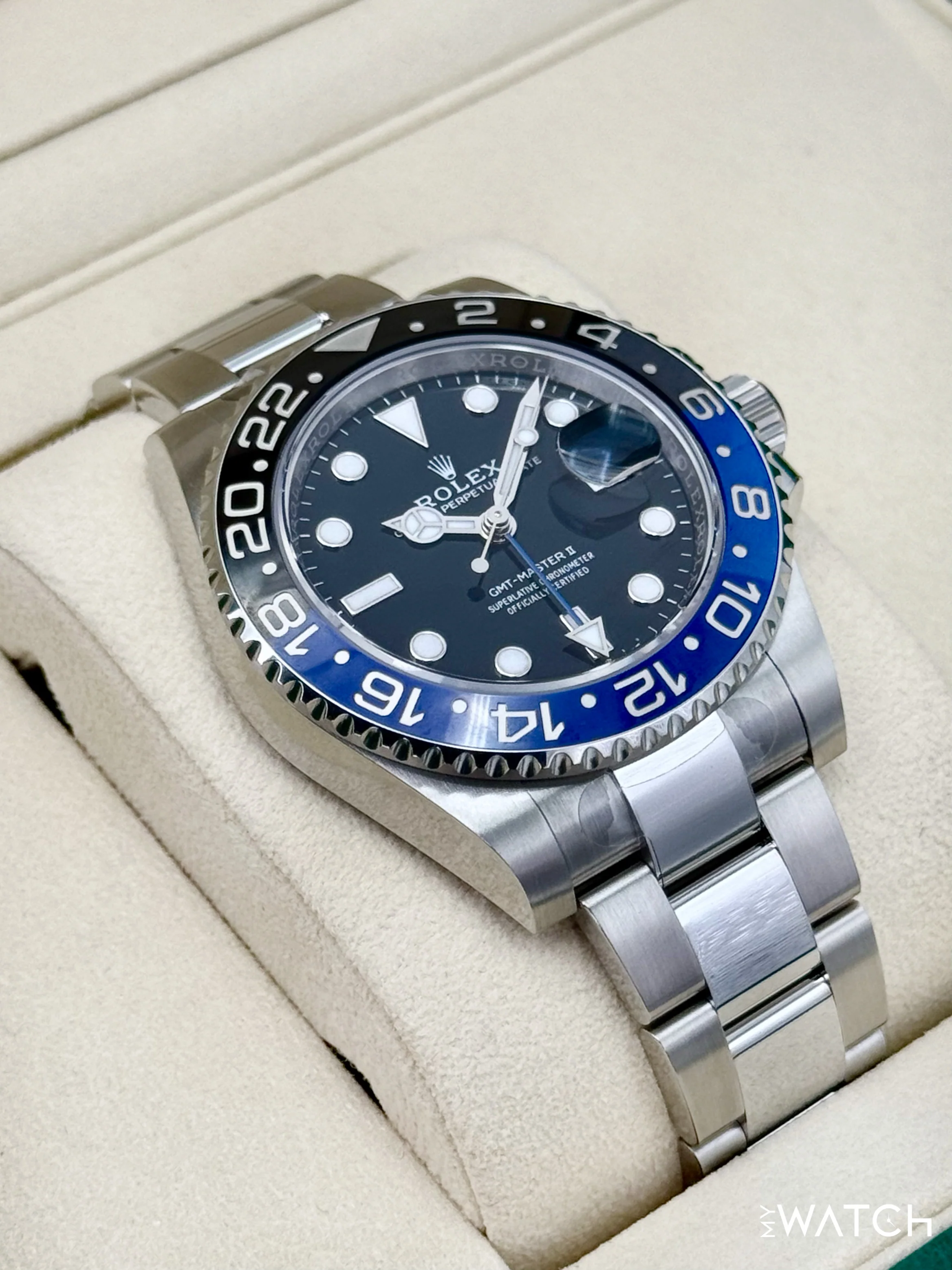 NEW 2025 Rolex GMT-Master II "Batman" 40mm 126710BLNR Oyster (STICKERED) - Image 6