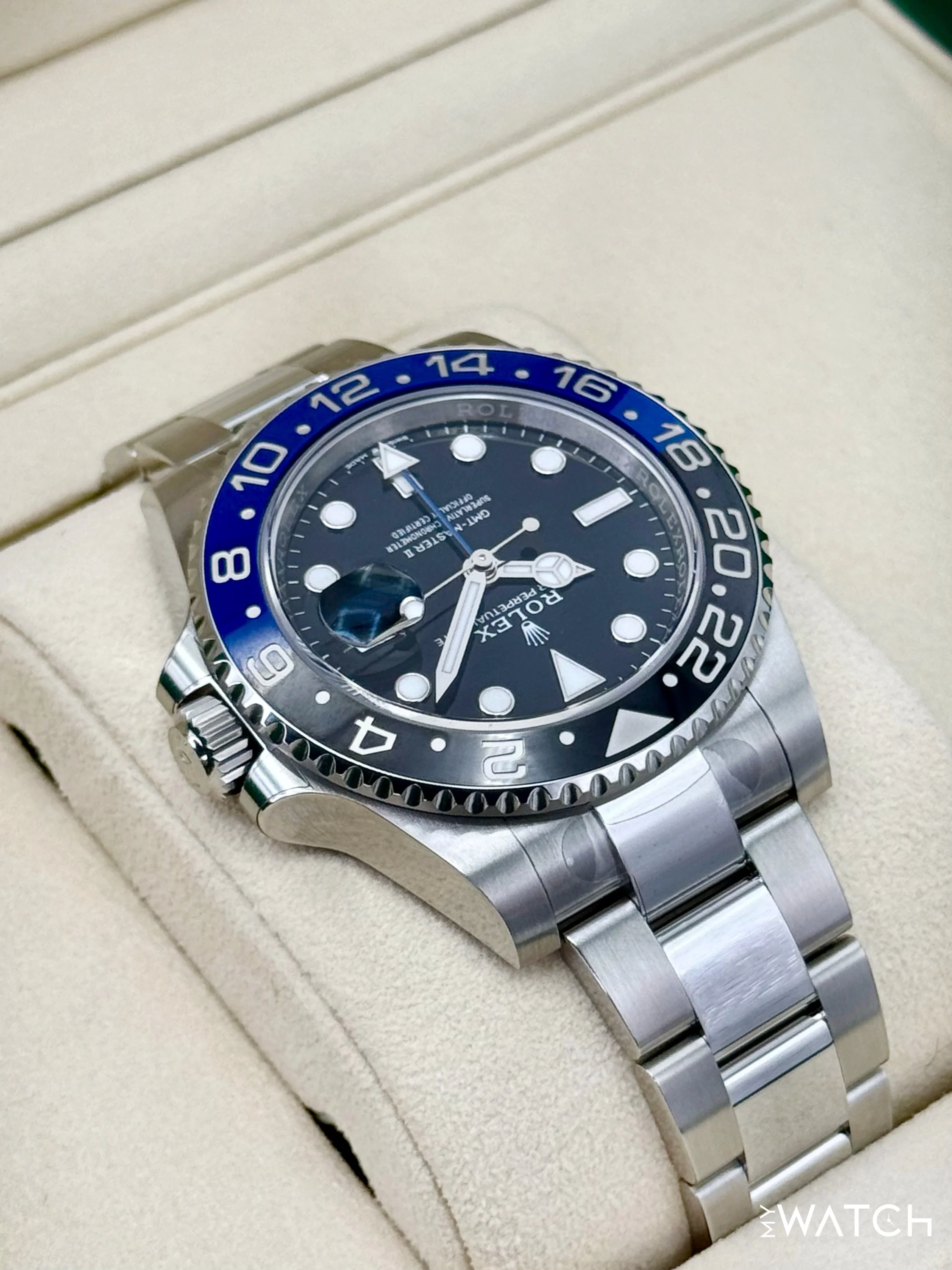 NEW 2025 Rolex GMT-Master II "Batman" 40mm 126710BLNR Oyster (STICKERED) - Image 8