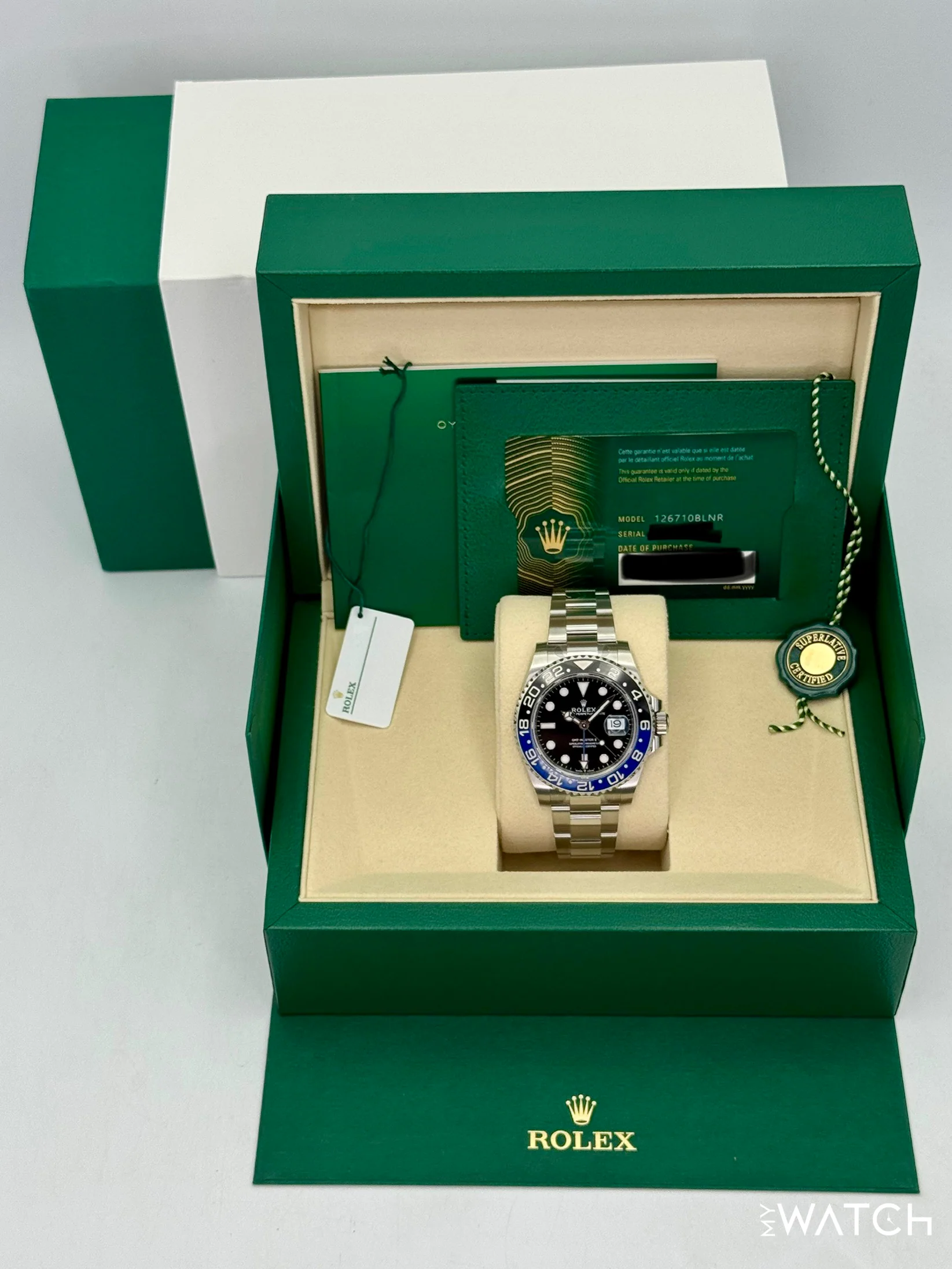 NEW 2025 Rolex GMT-Master II "Batman" 40mm 126710BLNR Oyster (STICKERED) - Image 9