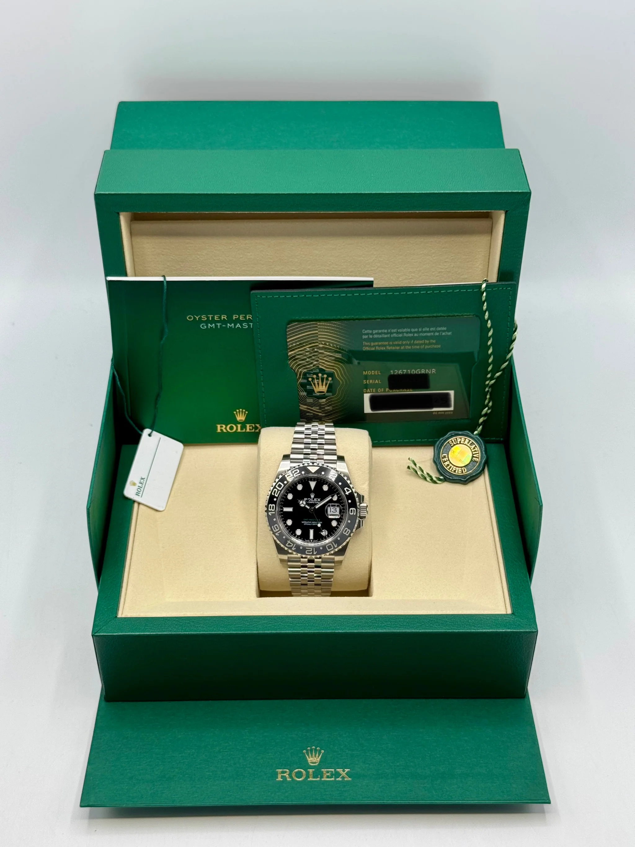 NEW 2025 Rolex GMT-Master II "Bruce Wayne" 40mm 126710GRNR Jubilee - Image 10