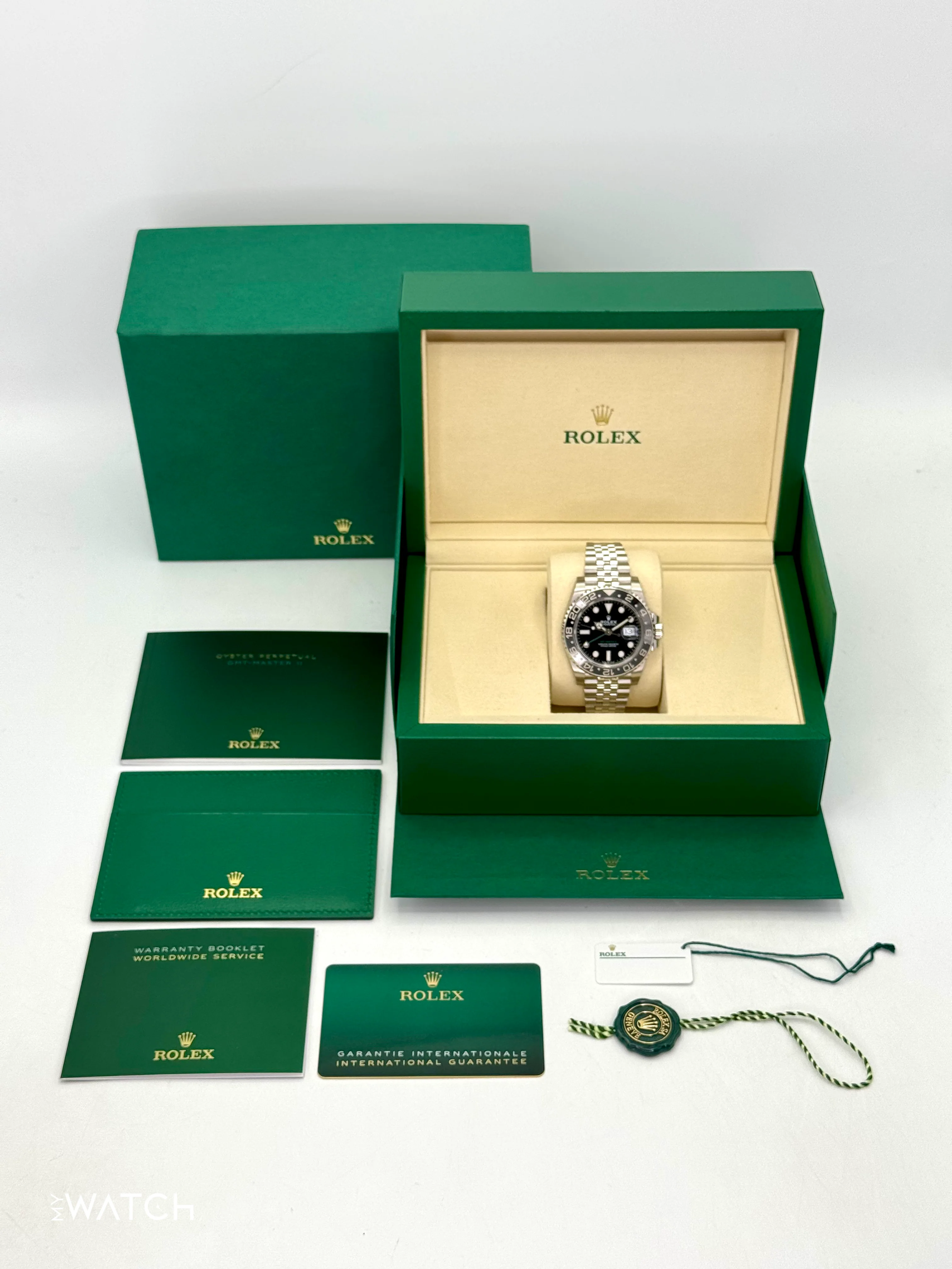 NEW 2025 Rolex GMT-Master II "Bruce Wayne" 40mm 126710GRNR Jubilee (STICKERED) - Image 10