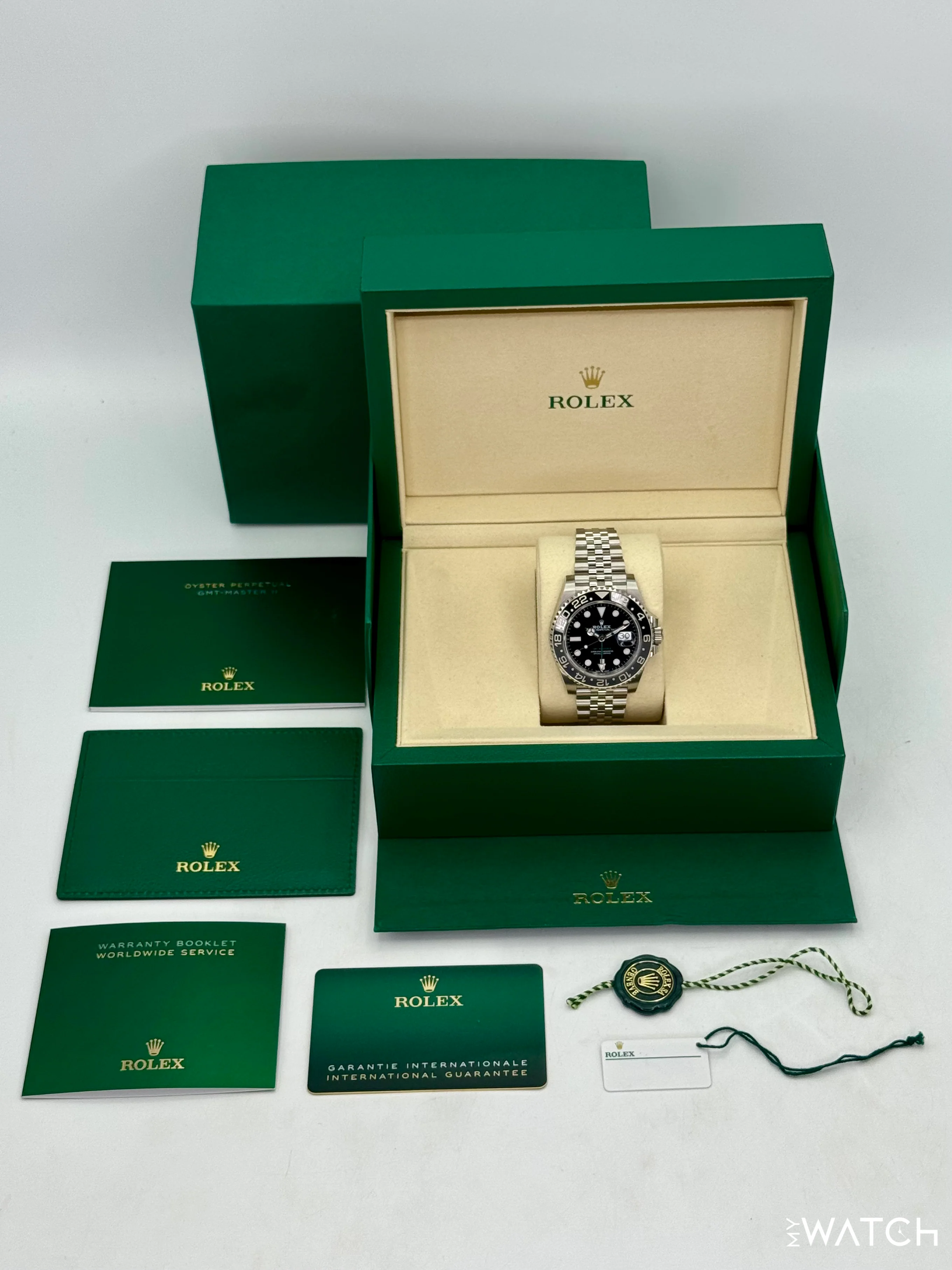 NEW 2025 Rolex GMT-Master II "Bruce Wayne" 40mm 126710GRNR Jubilee - Image 10