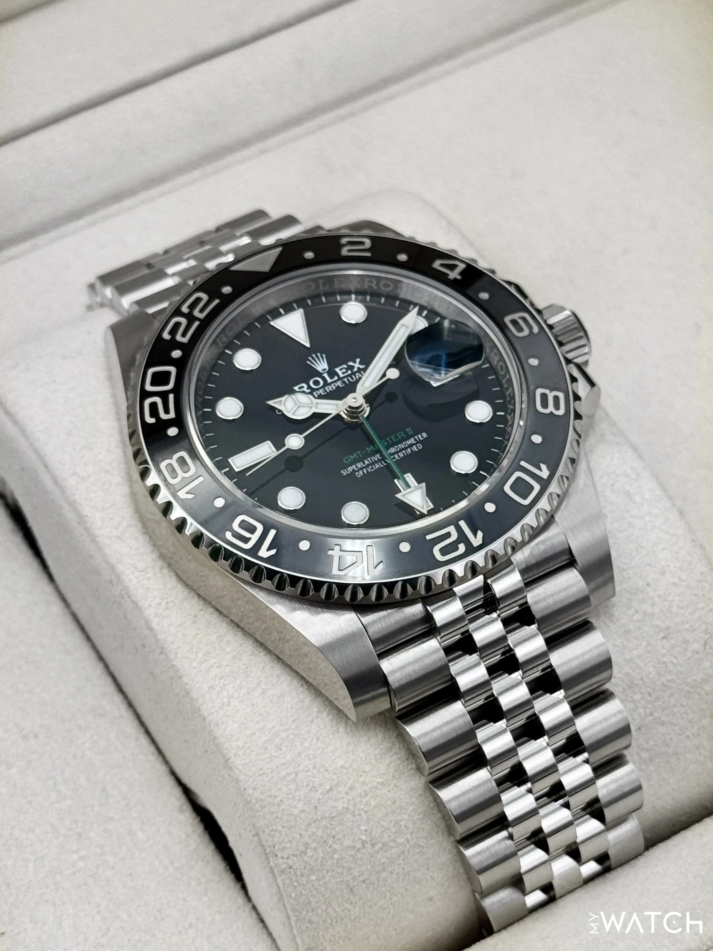 NEW 2025 Rolex GMT-Master II "Bruce Wayne" 40mm 126710GRNR Jubilee - Image 6