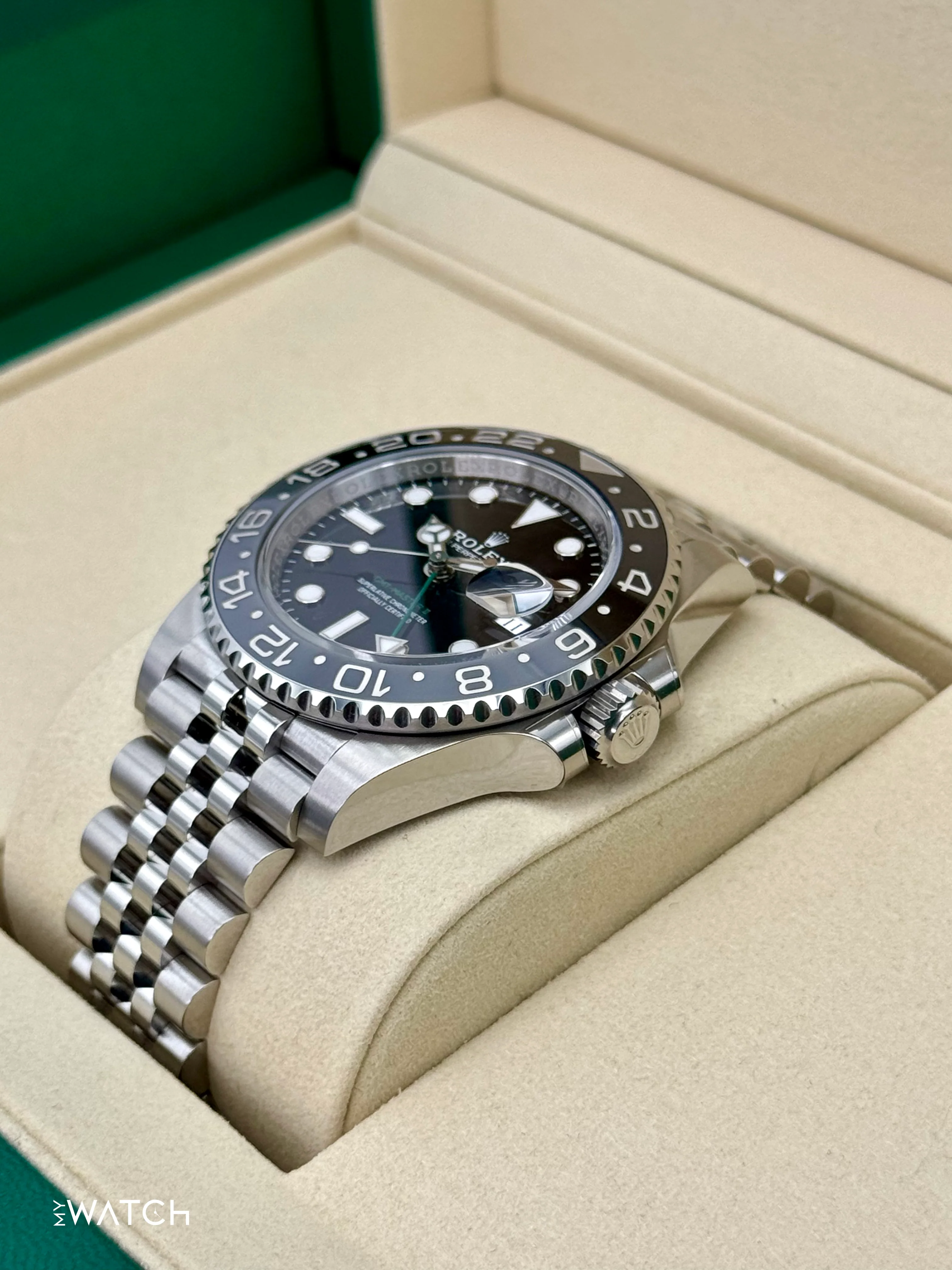 NEW 2025 Rolex GMT-Master II "Bruce Wayne" 40mm 126710GRNR Jubilee (STICKERED) - Image 5