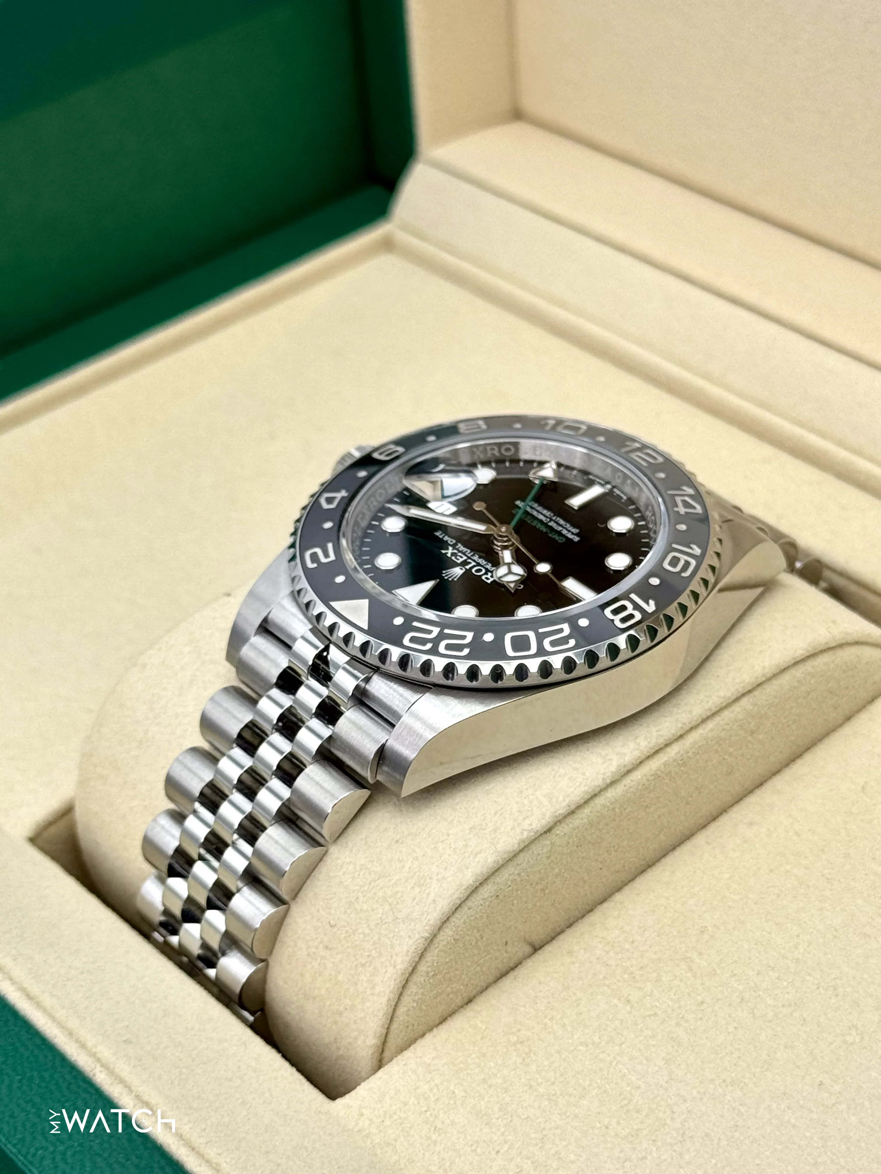 NEW 2025 Rolex GMT-Master II "Bruce Wayne" 40mm 126710GRNR Jubilee (STICKERED) - Image 7