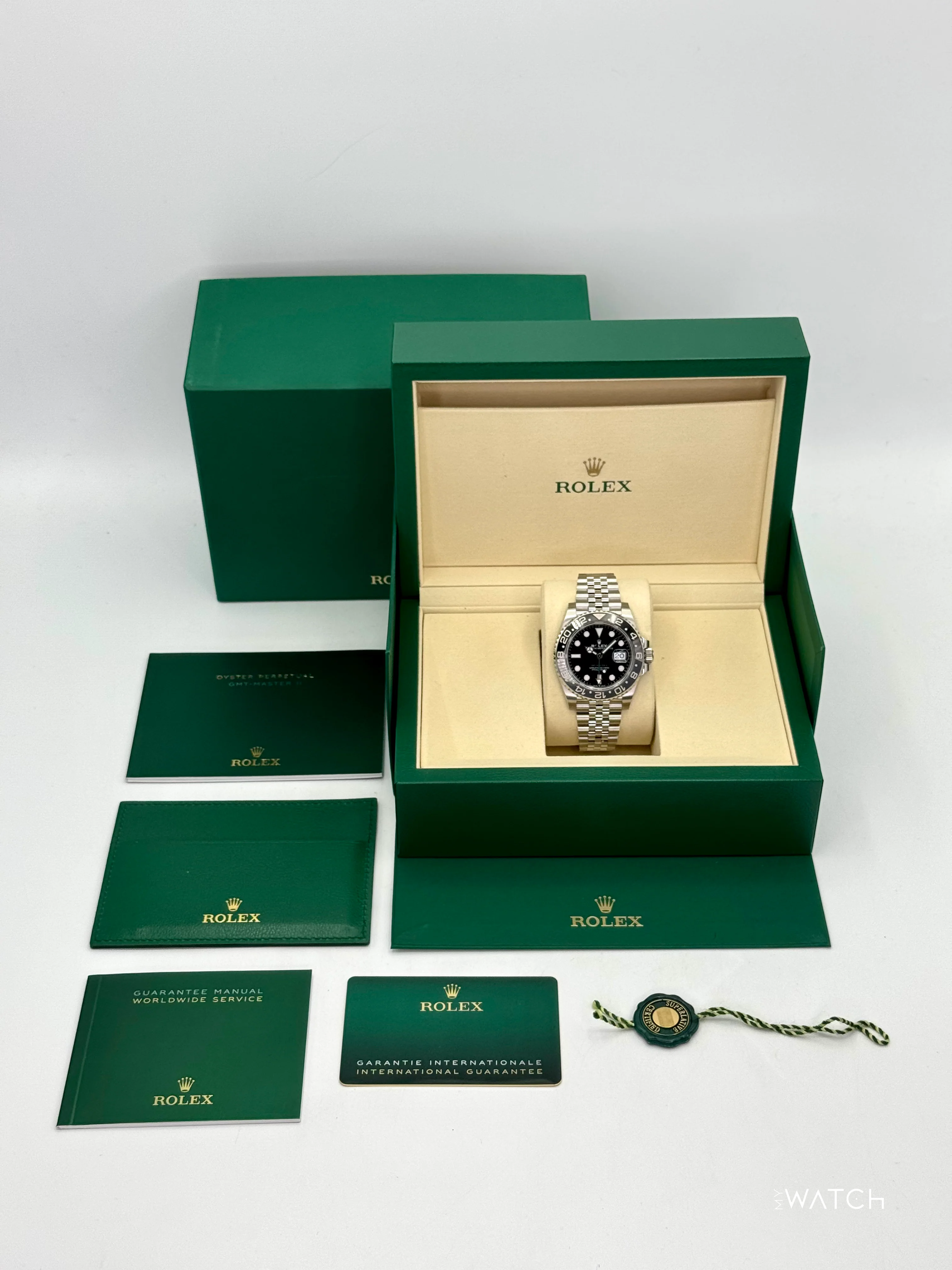 NEW 2025 Rolex GMT-Master II "Bruce Wayne" 40mm 126710GRNR Jubilee - Image 10