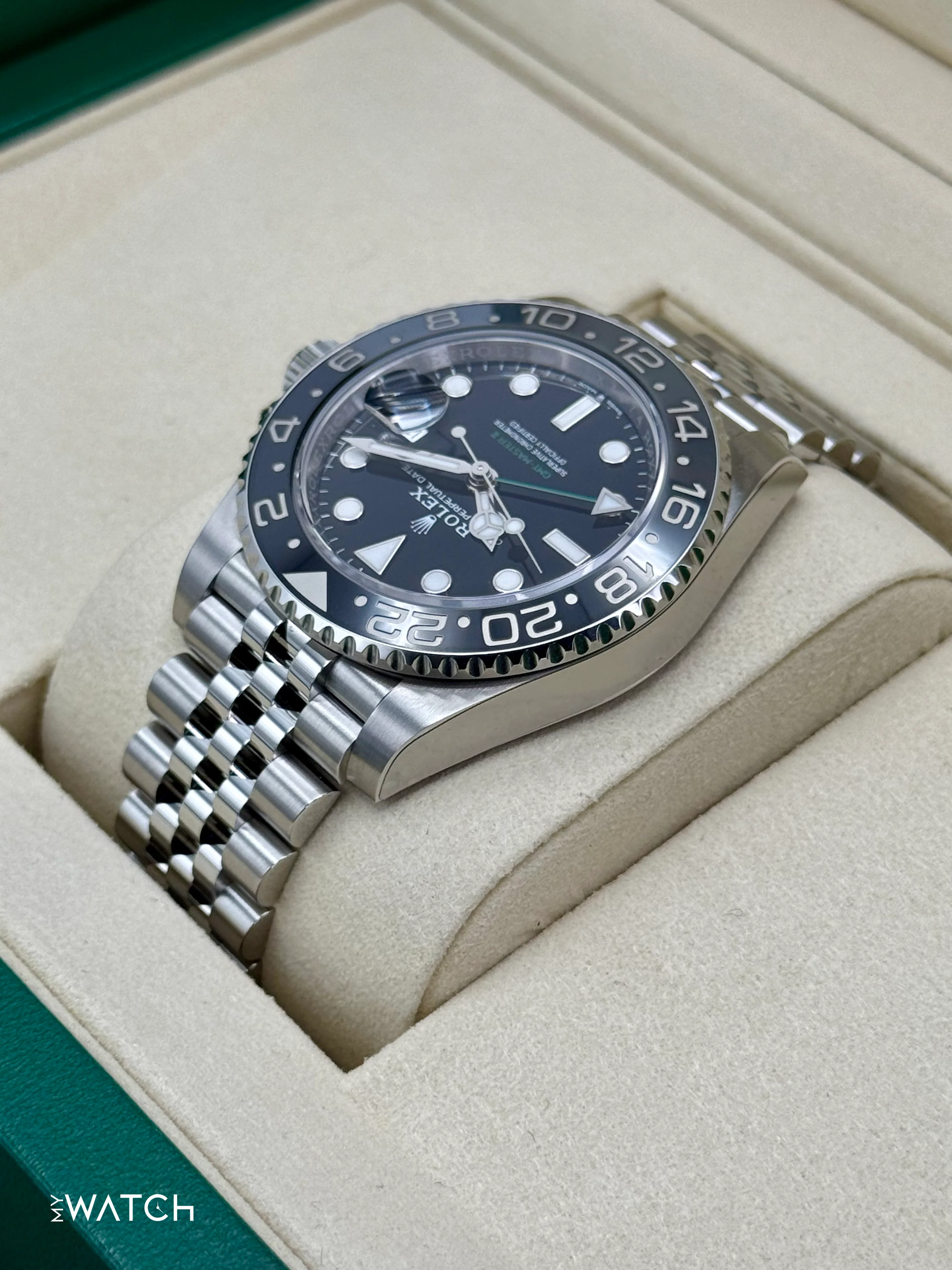NEW 2025 Rolex GMT-Master II "Bruce Wayne" 40mm 126710GRNR Jubilee (STICKERED) - Image 7