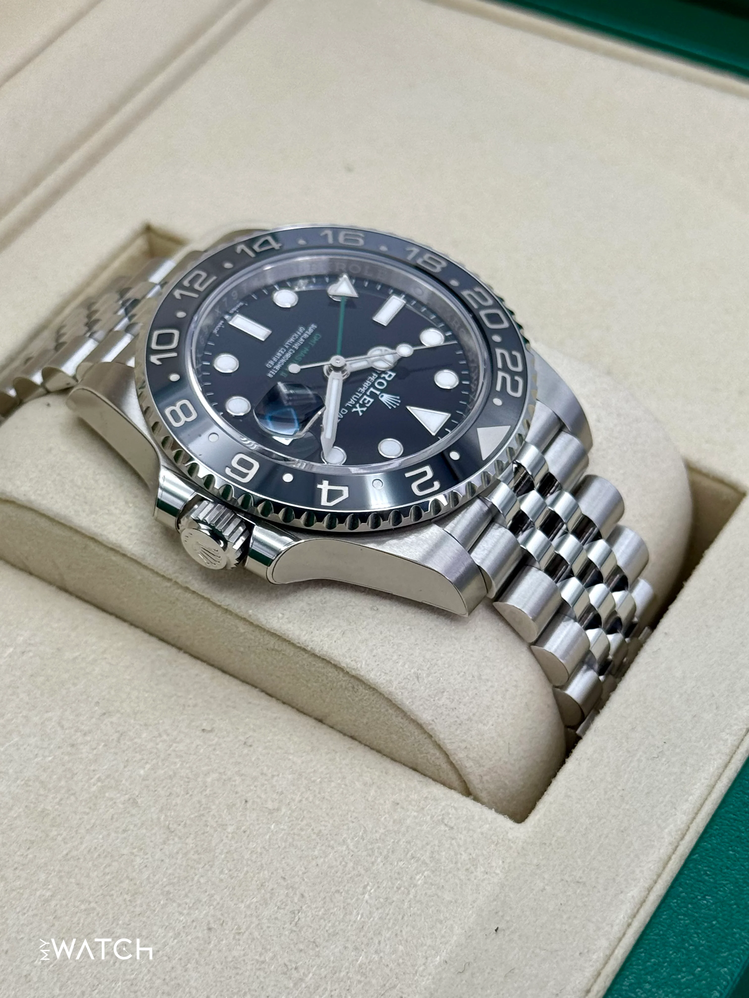 NEW 2025 Rolex GMT-Master II "Bruce Wayne" 40mm 126710GRNR Jubilee (STICKERED) - Image 8