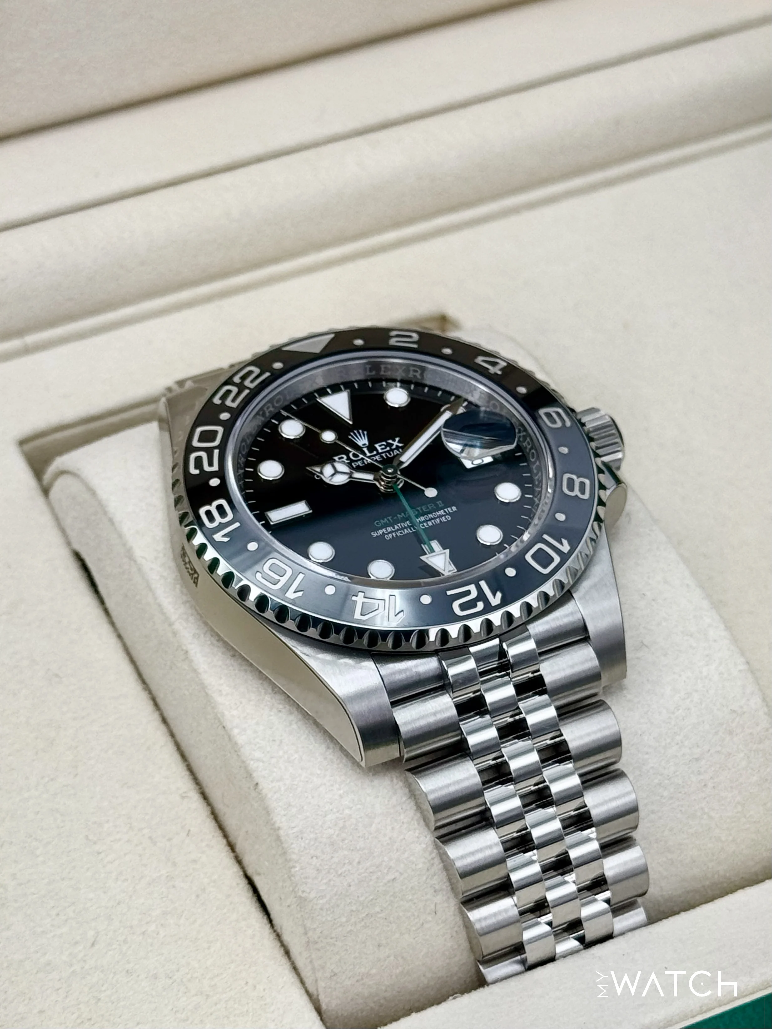 NEW 2025 Rolex GMT-Master II "Bruce Wayne" 40mm 126710GRNR Jubilee (STICKERED) - Image 6