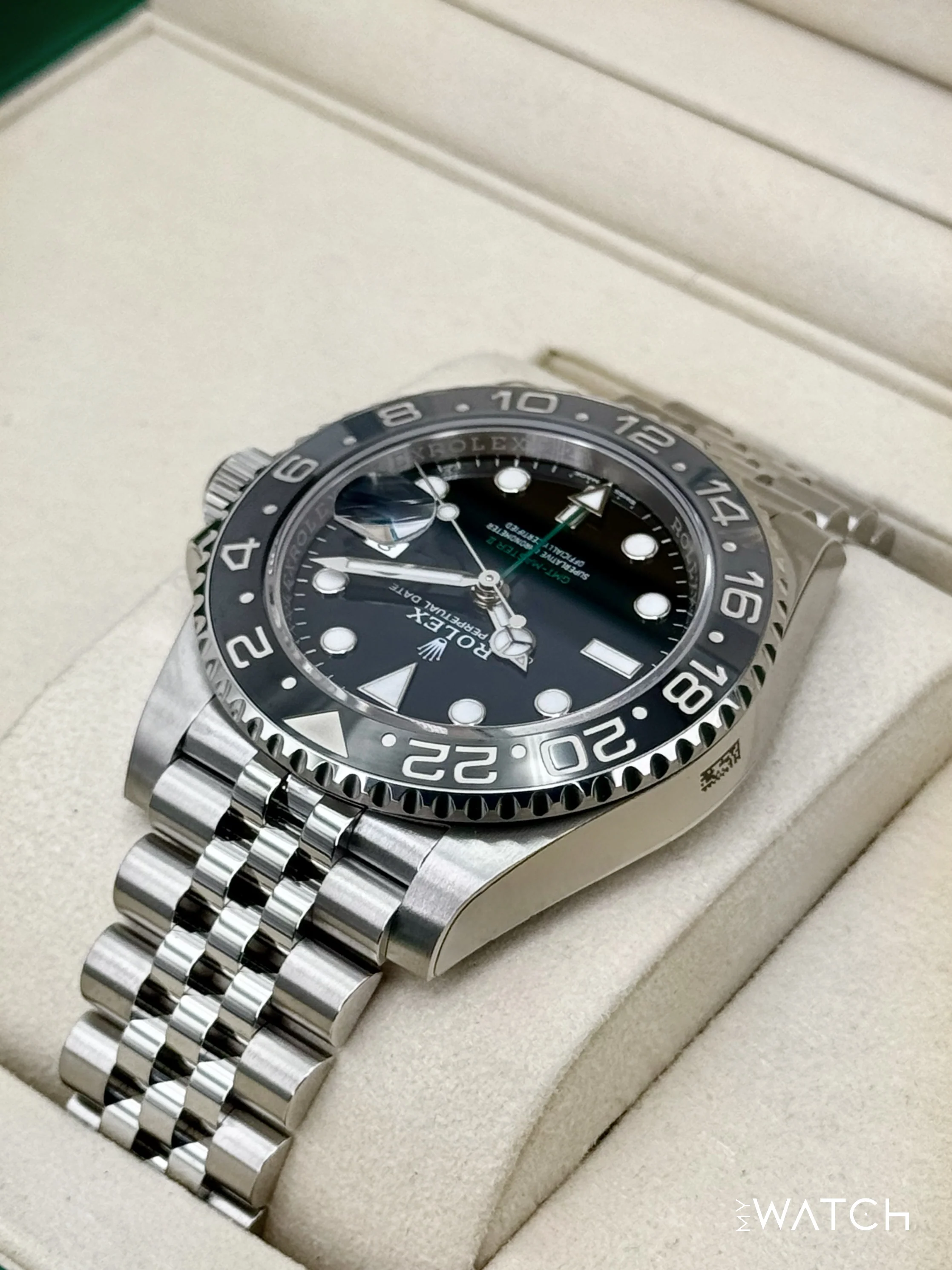 NEW 2025 Rolex GMT-Master II "Bruce Wayne" 40mm 126710GRNR Jubilee (STICKERED) - Image 7