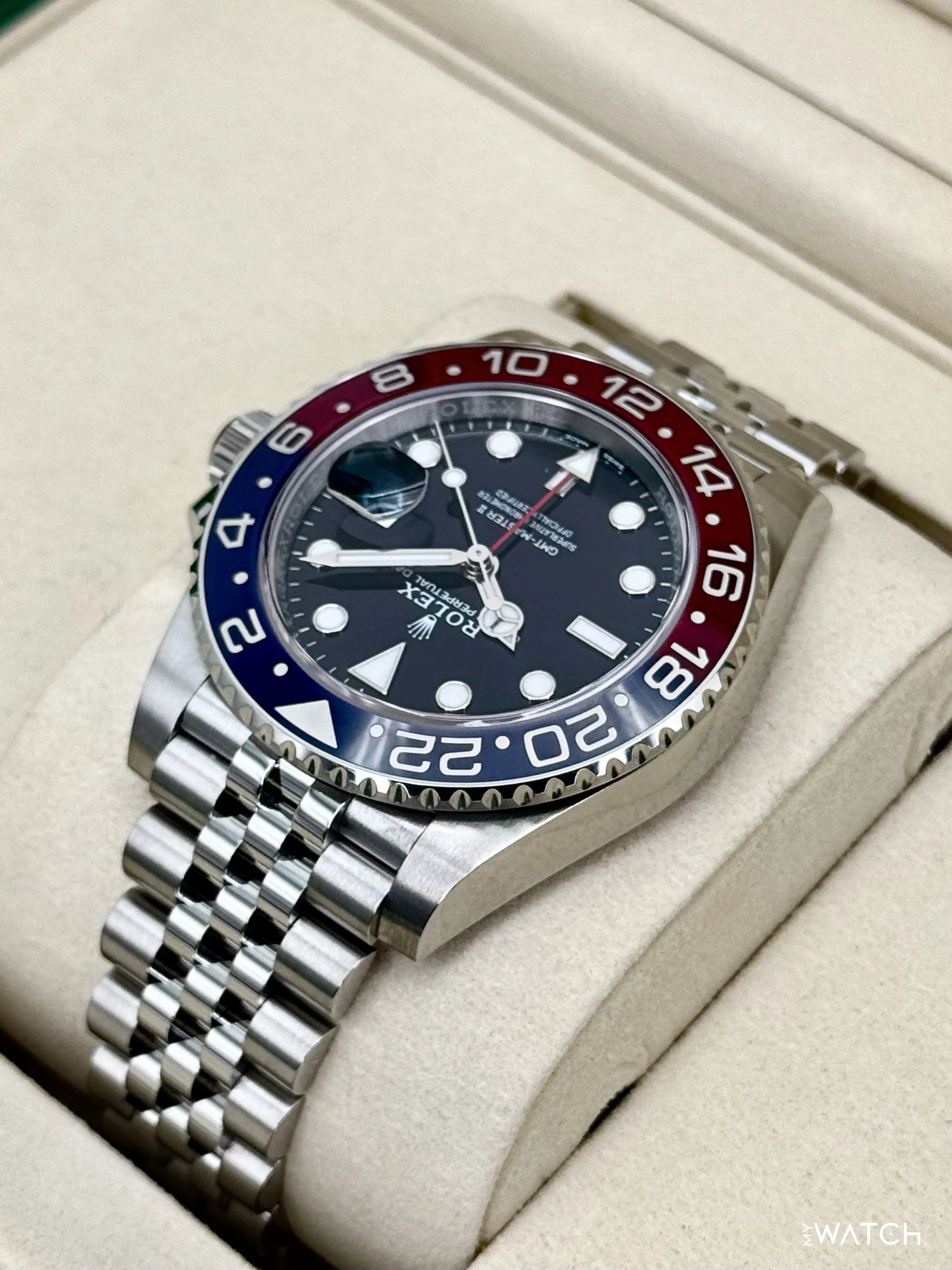 NEW 2025 Rolex GMT-Master II "Pepsi" 40mm 126710BLRO Jubilee - Image 7