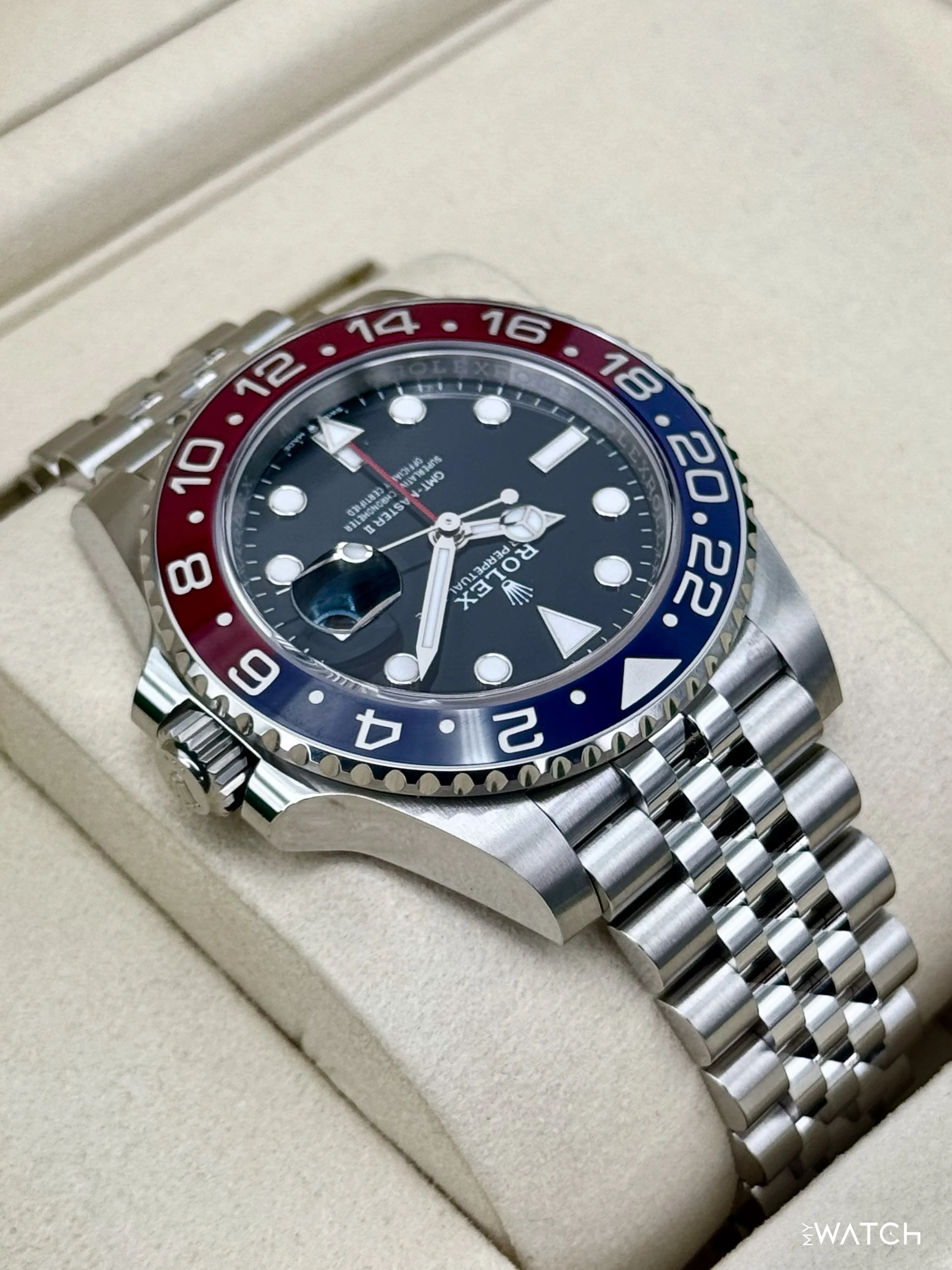 NEW 2025 Rolex GMT-Master II "Pepsi" 40mm 126710BLRO Jubilee - Image 8
