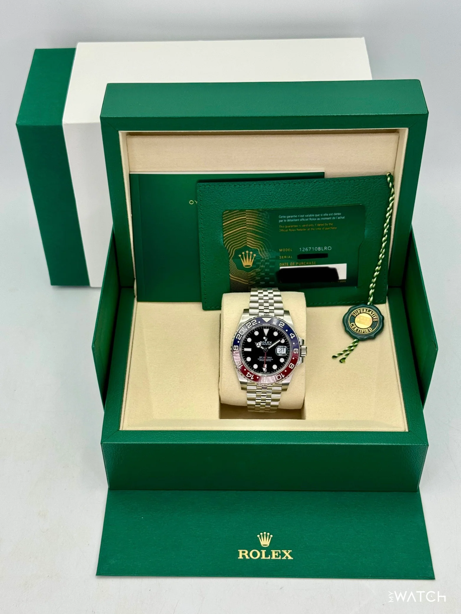 NEW 2025 Rolex GMT-Master II "Pepsi" 40mm 126710BLRO Jubilee - Image 9