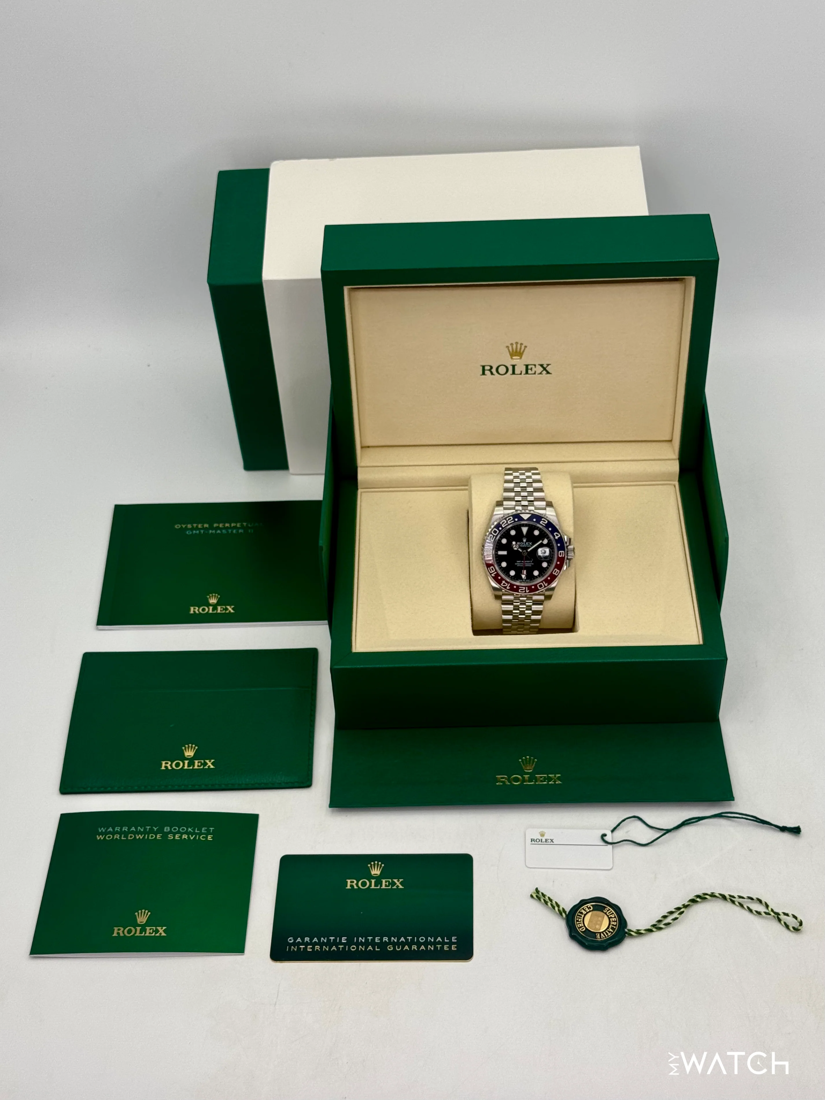 NEW 2025 Rolex GMT-Master II "Pepsi" 40mm 126710BLRO Jubilee (STICKERED) - Image 10