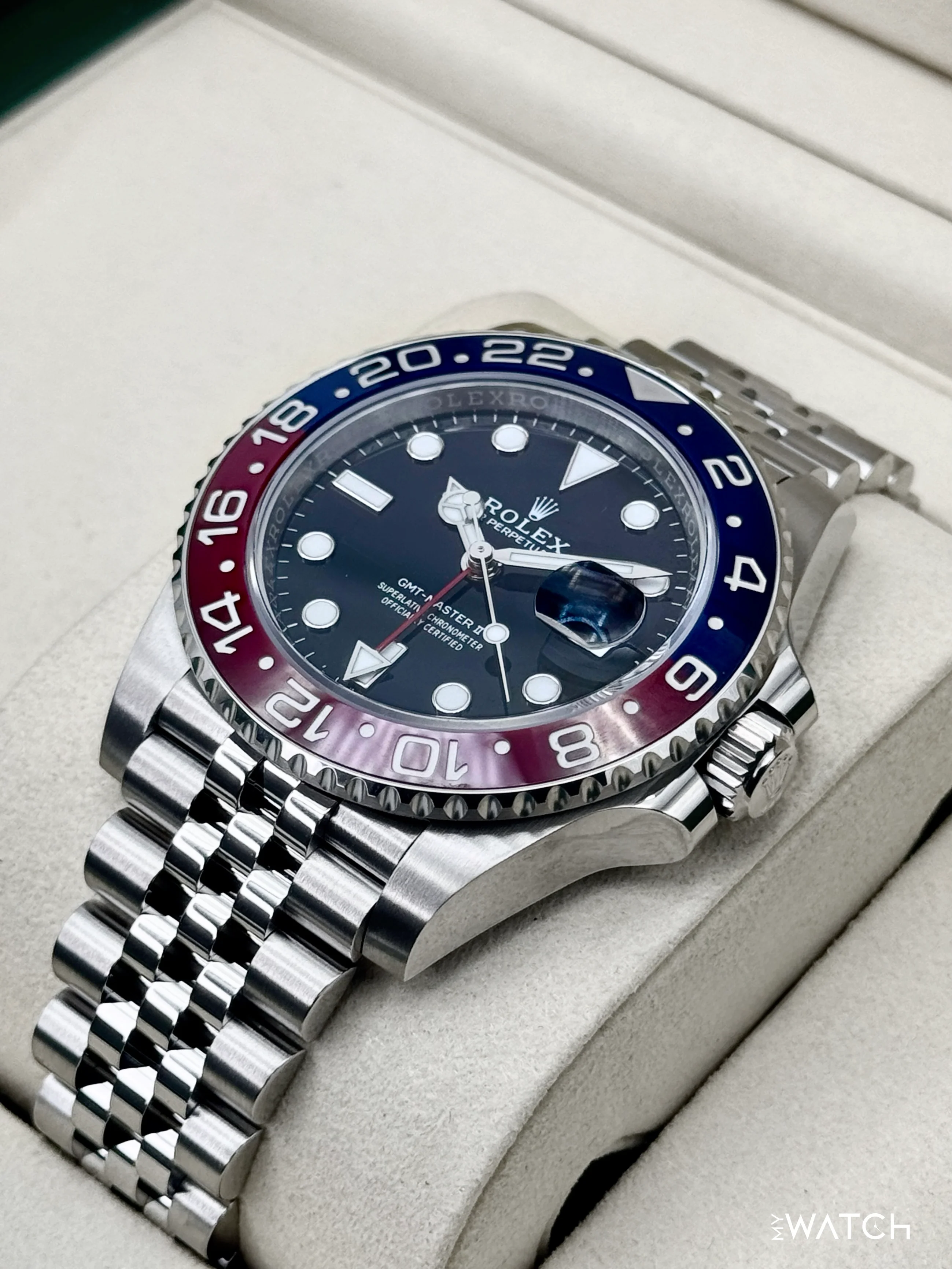 NEW 2025 Rolex GMT-Master II "Pepsi" 40mm 126710BLRO Jubilee (STICKERED) - Image 5