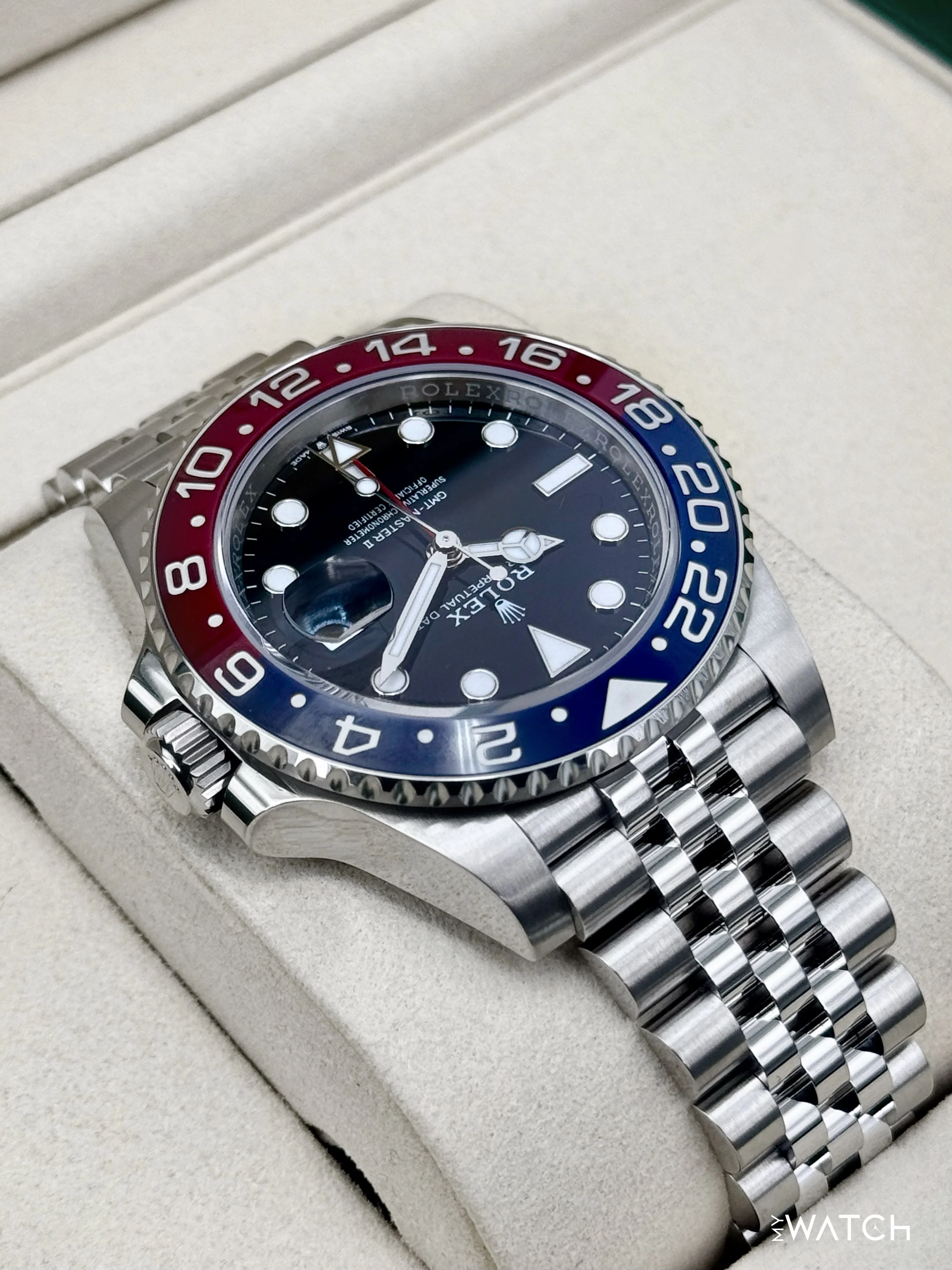 NEW 2025 Rolex GMT-Master II "Pepsi" 40mm 126710BLRO Jubilee (STICKERED) - Image 8