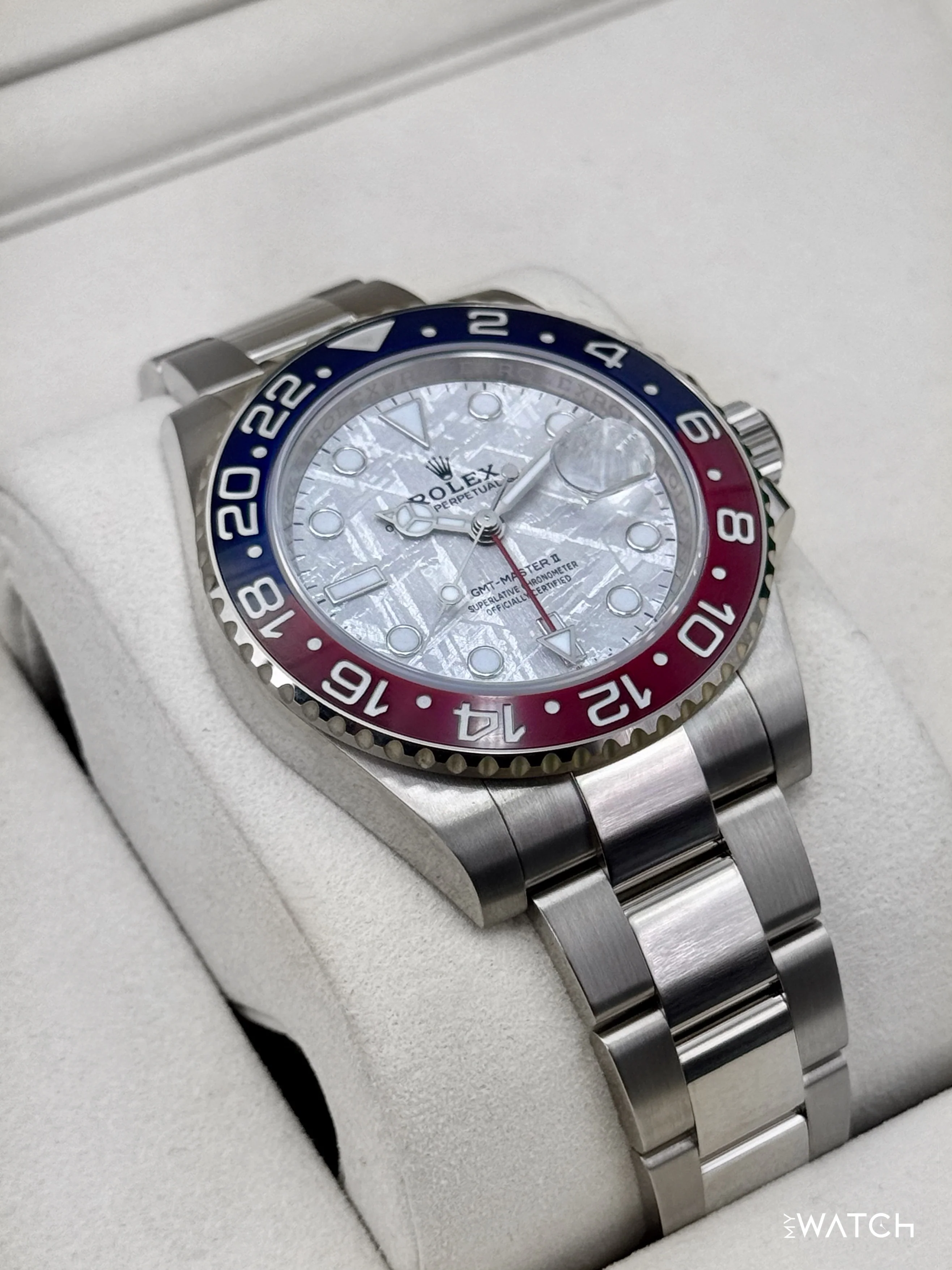NEW 2025 Rolex GMT-Master II "Pepsi" 40mm 126719BLRO Meteorite Dial (STICKERED) - Image 6