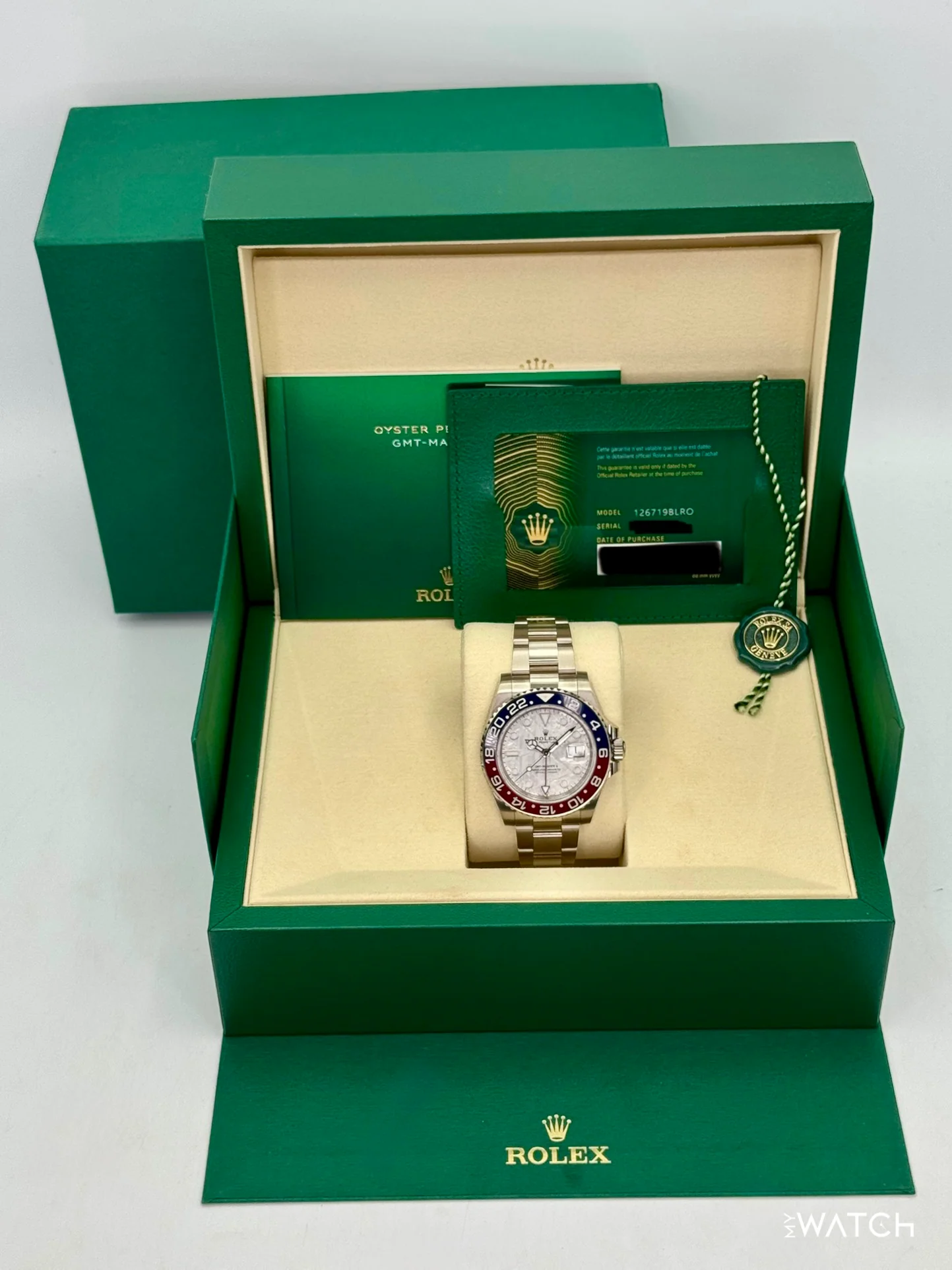 NEW 2025 Rolex GMT-Master II "Pepsi" 40mm 126719BLRO Meteorite Dial (STICKERED) - Image 9