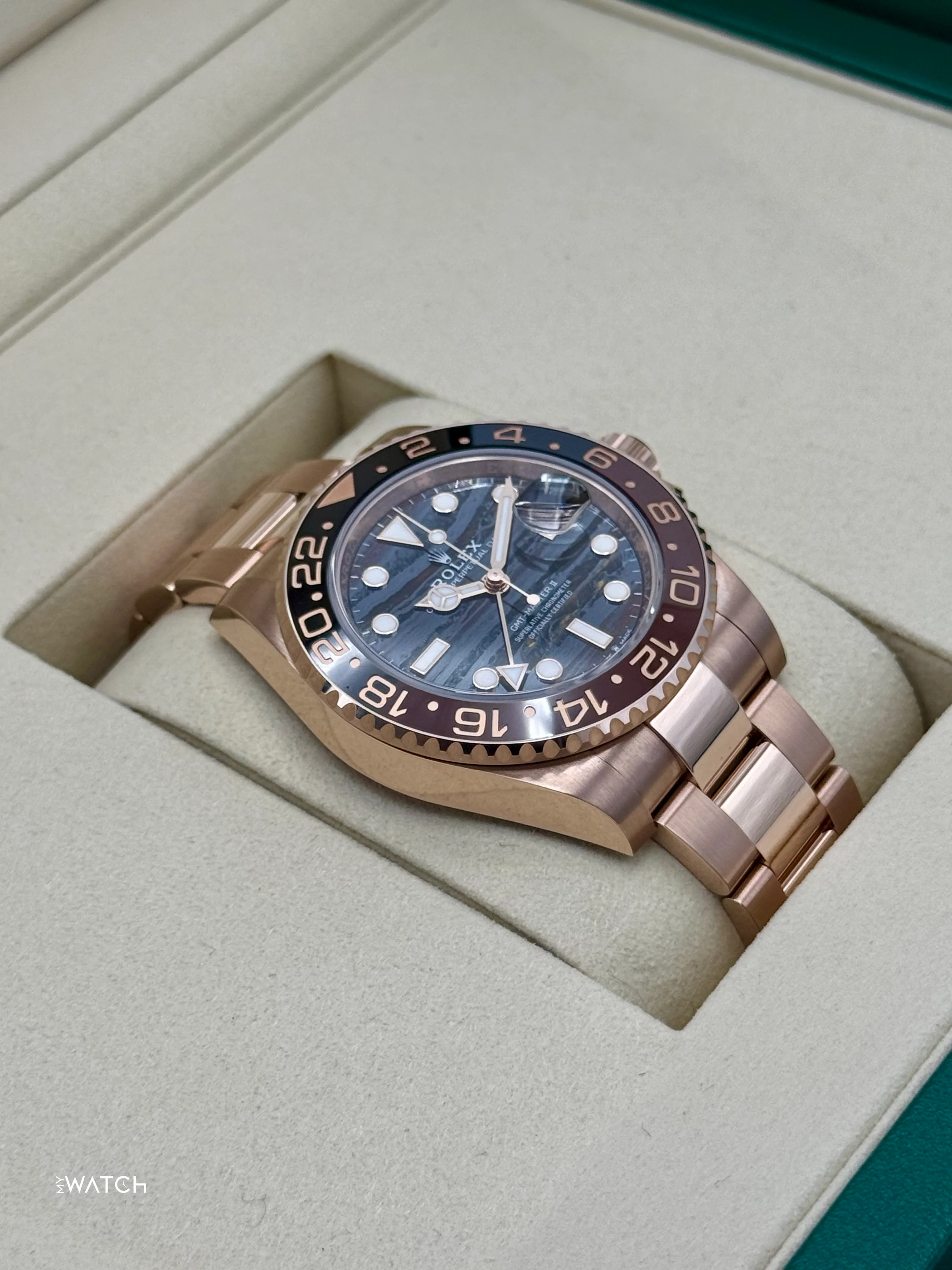 NEW 2025 Rolex GMT-Master II "Rootbeer" 40mm 126715CHNR Tiger Iron Dial - Image 6